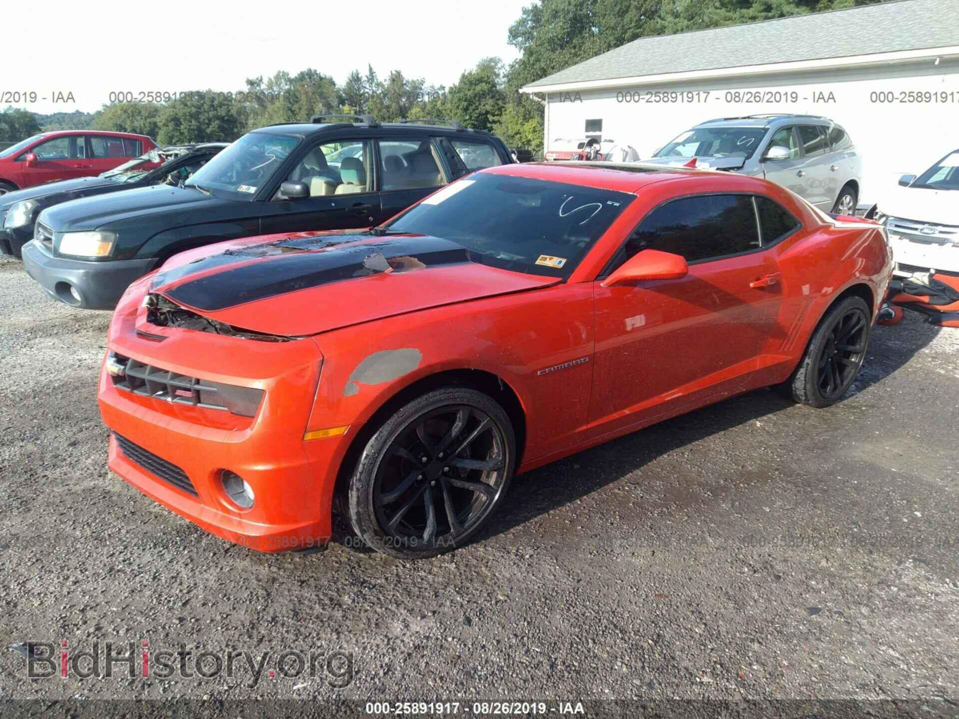 2012 CHEVROLET CAMARO - VIN: 2G1FT1EW4C9210205 - Фото 2