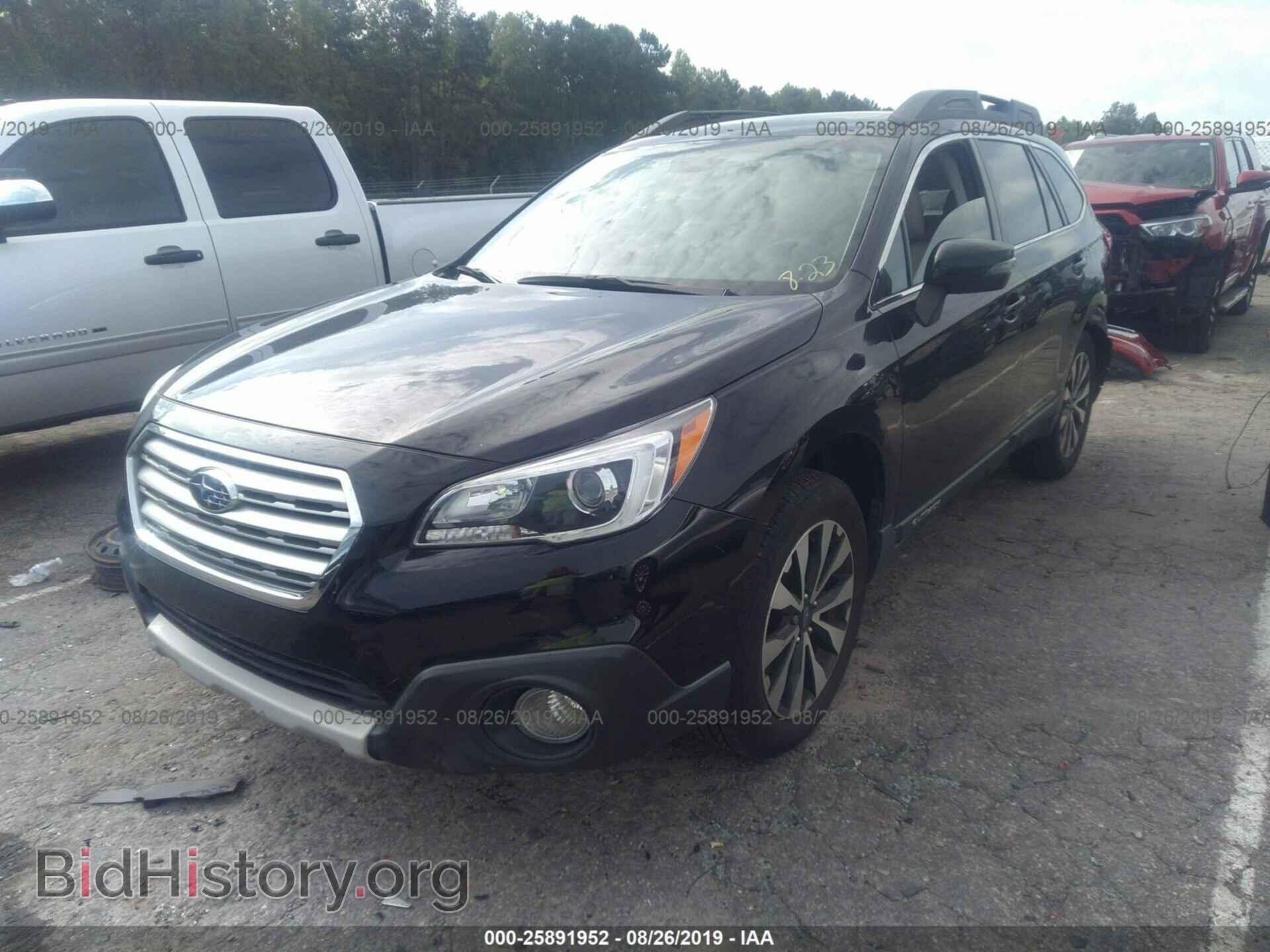 2015 SUBARU OUTBACK - VIN: 4S4BSBNC4F3344760 - Фото 2