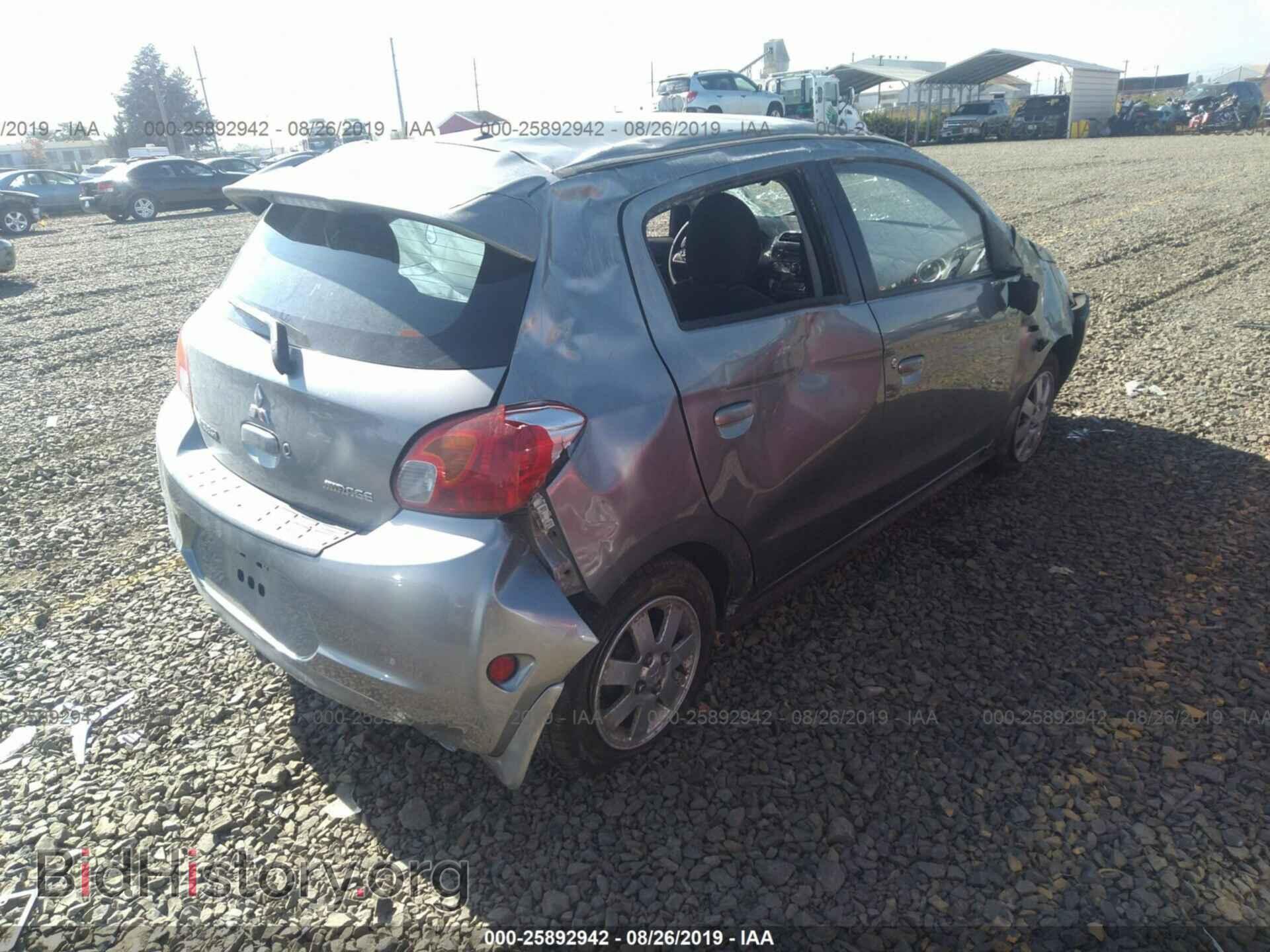 2015 Mitsubishi Mirage - VIN: ML32A4HJ9FH035367 - Фото 4