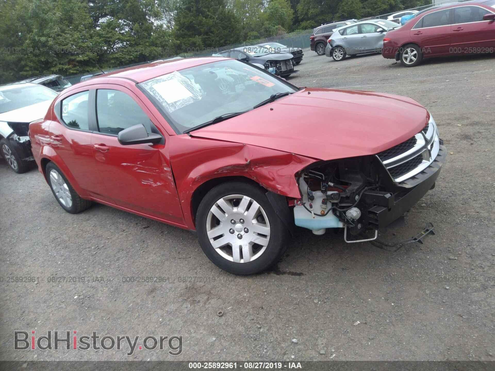 Photo 1C3CDZAB4EN125698 - DODGE AVENGER 2014