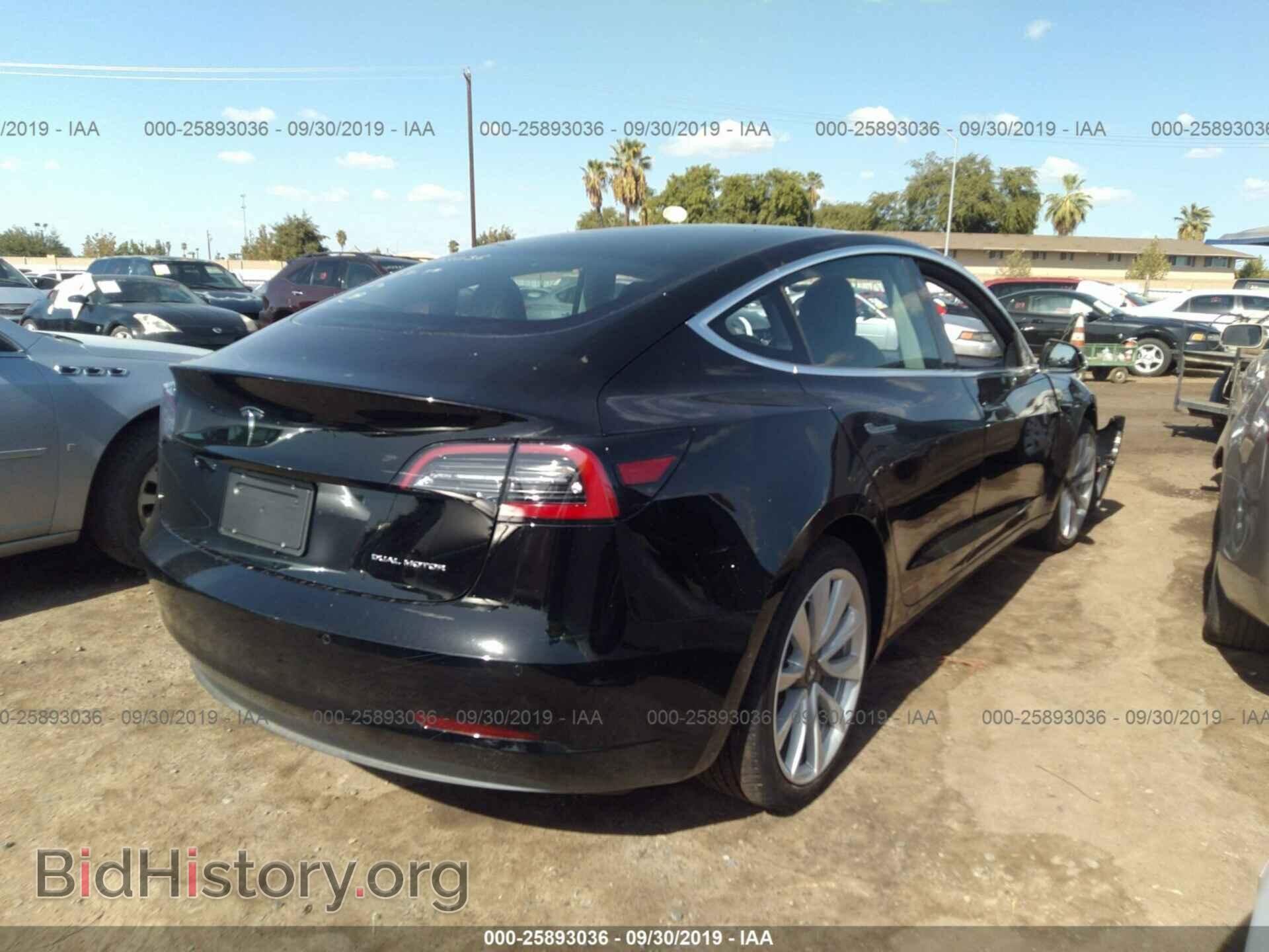 2019 TESLA MODEL 3 - VIN: 5YJ3E1EB5KF408447 - Фото 4