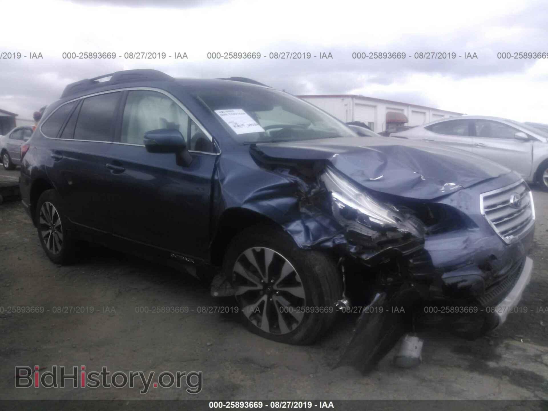 Фотография 4S4BSANC3H3325758 - SUBARU OUTBACK 2017