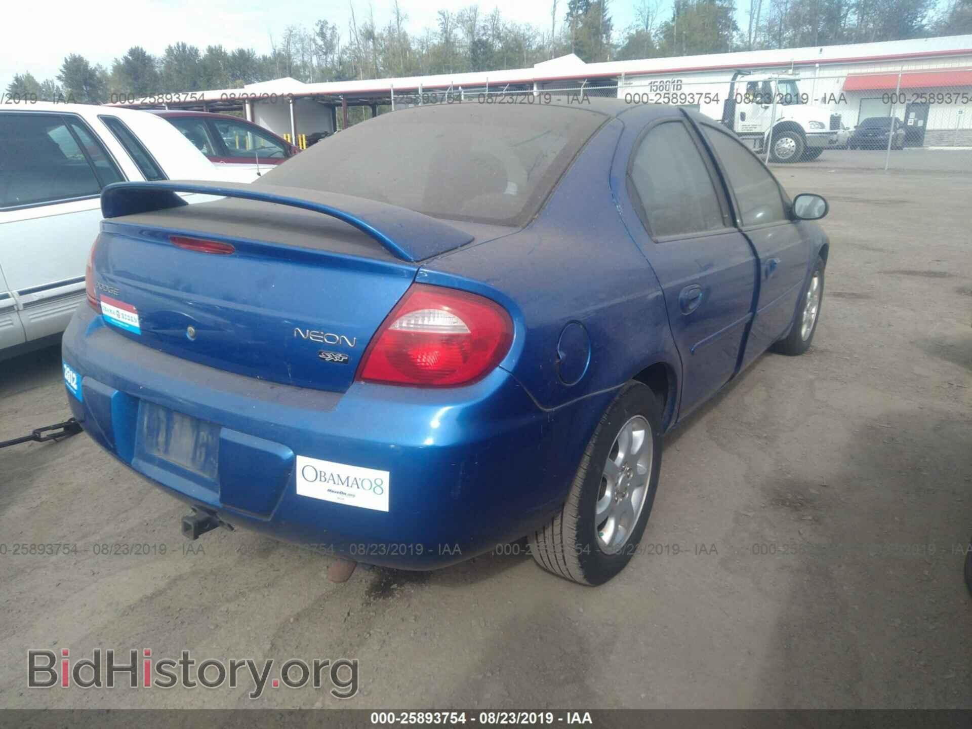 2004 DODGE NEON - VIN: 1B3ES56C94D542485 - Фото 4