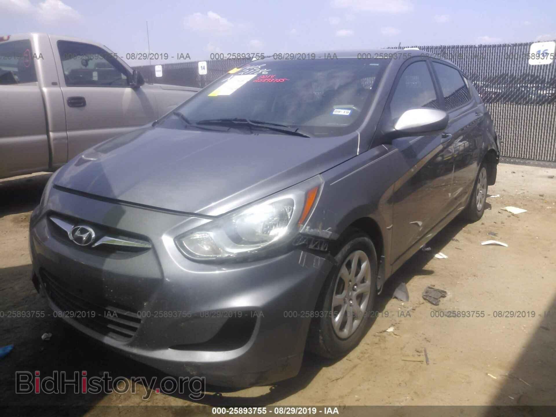 2014 HYUNDAI ACCENT - VIN: KMHCT5AE7EU178883 - Фото 2