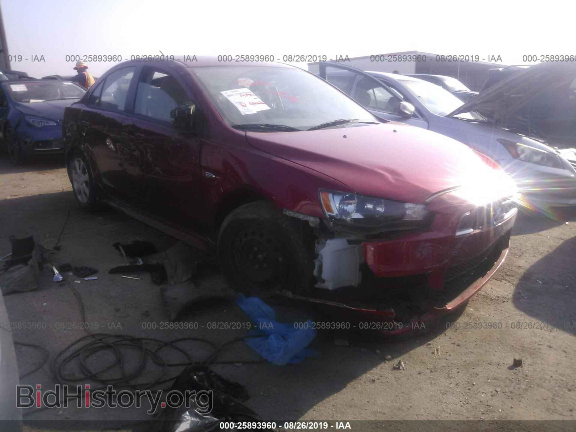 Photo JA32U2FU6FU014309 - MITSUBISHI LANCER 2015