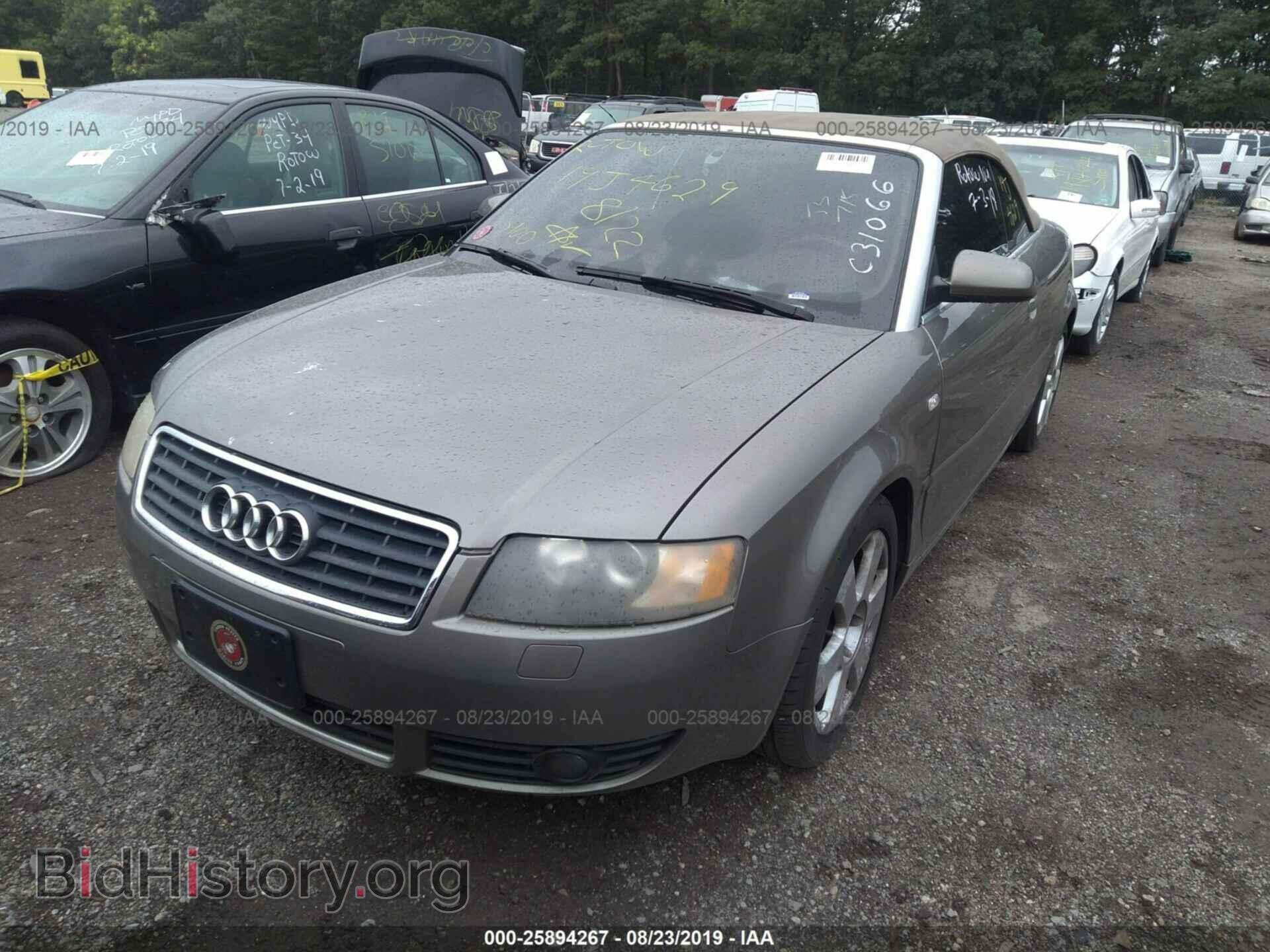 2005 AUDI A4 - VIN: WAUAC48H55K013414 - Фото 2