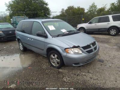 2005 Dodge CARAVAN SXT, light blue — VIN 1D4GP45R35B233975, IAAI