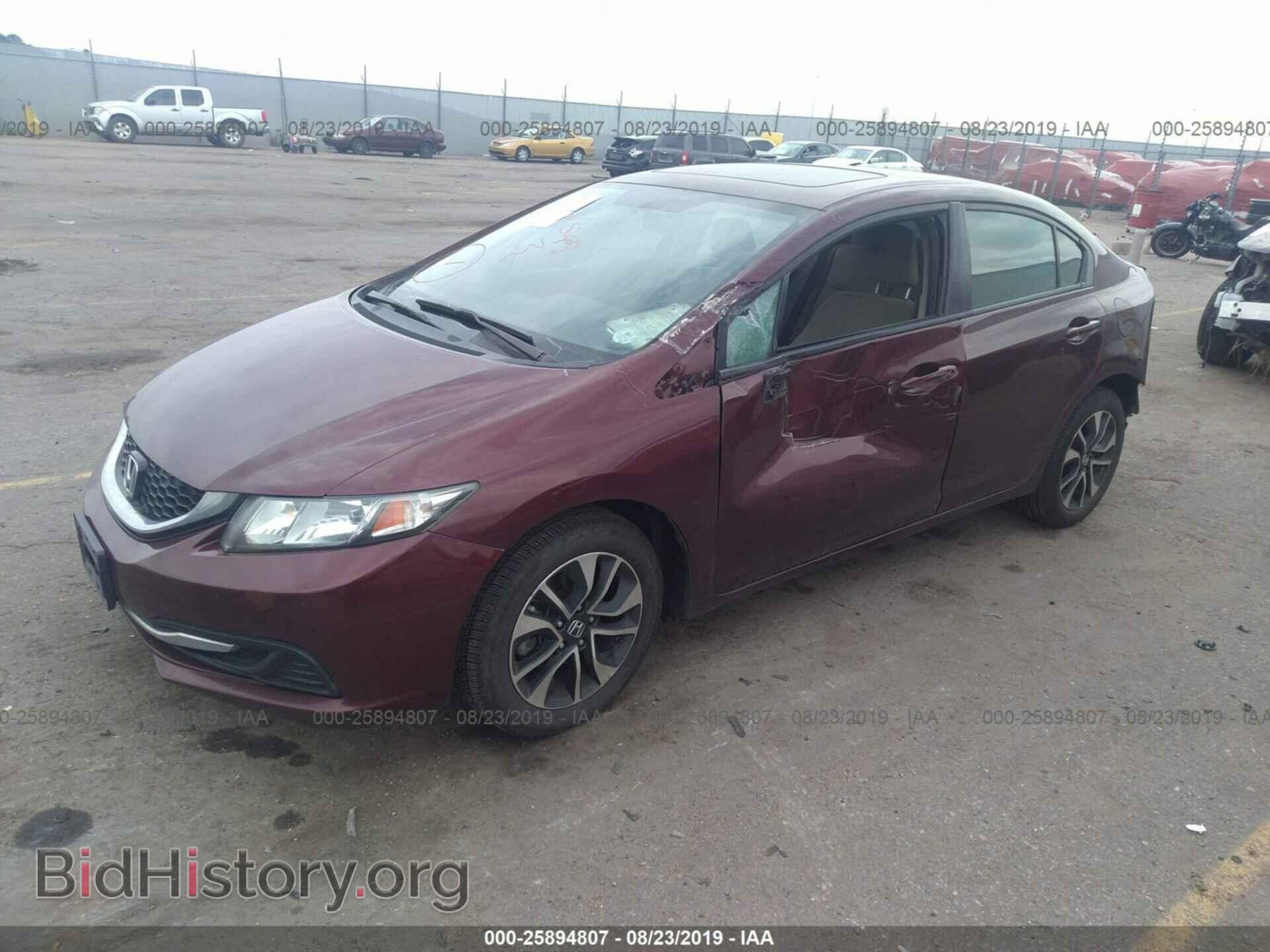 2013 HONDA CIVIC - VIN: 19XFB2F82DE069055 - Фото 2
