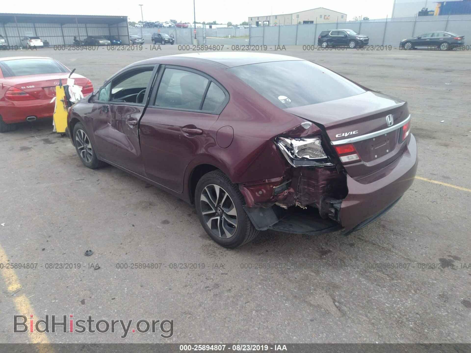 2013 HONDA CIVIC - VIN: 19XFB2F82DE069055 - Фото 3
