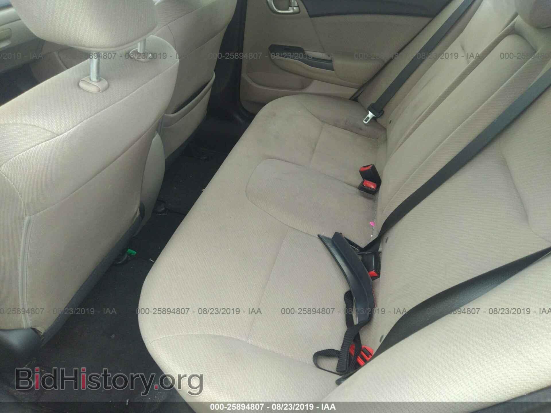 2013 HONDA CIVIC - VIN: 19XFB2F82DE069055 - Фото 8