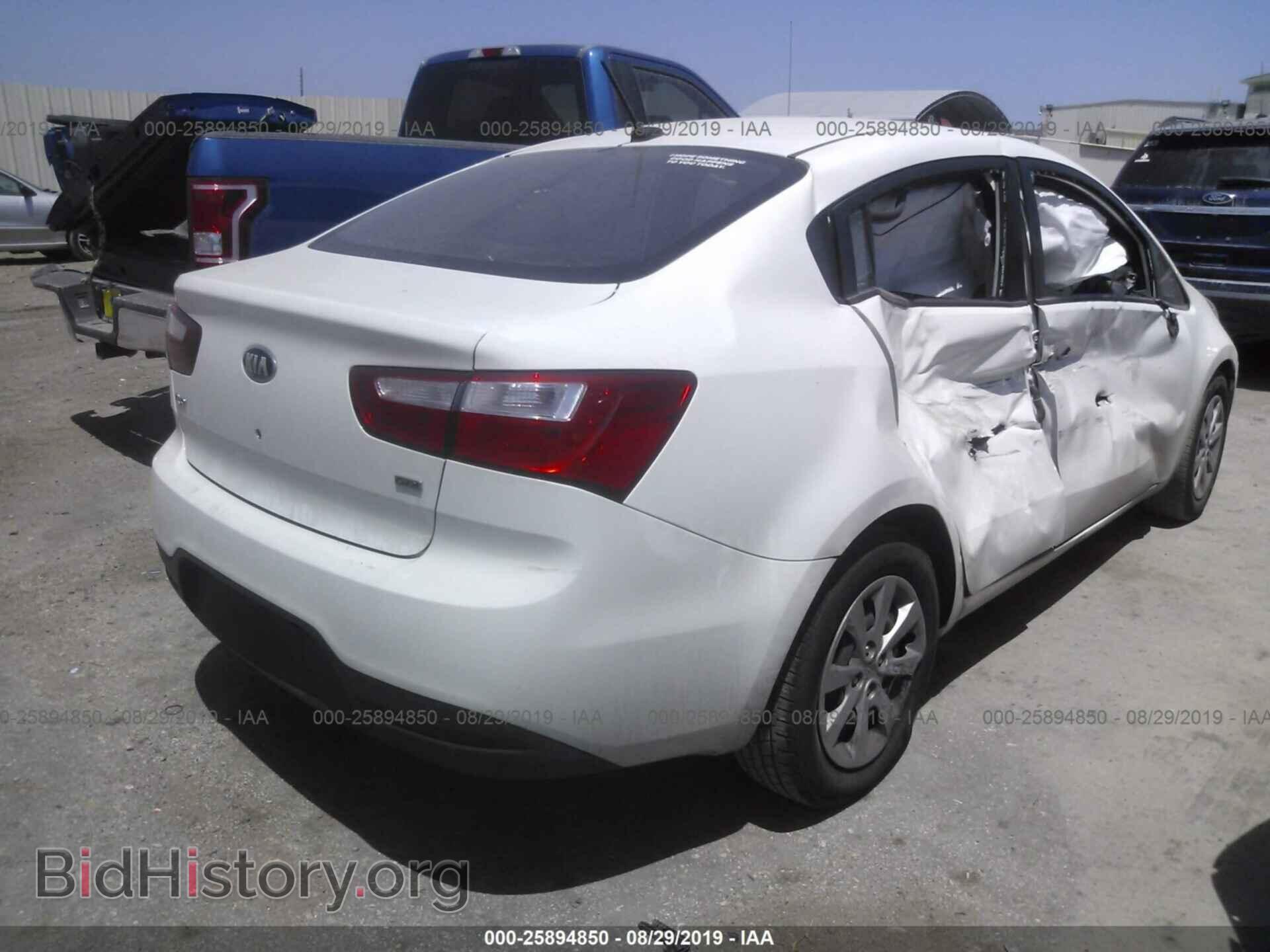 2013 KIA RIO - VIN: KNADM4A35D6177777 - Фото 4
