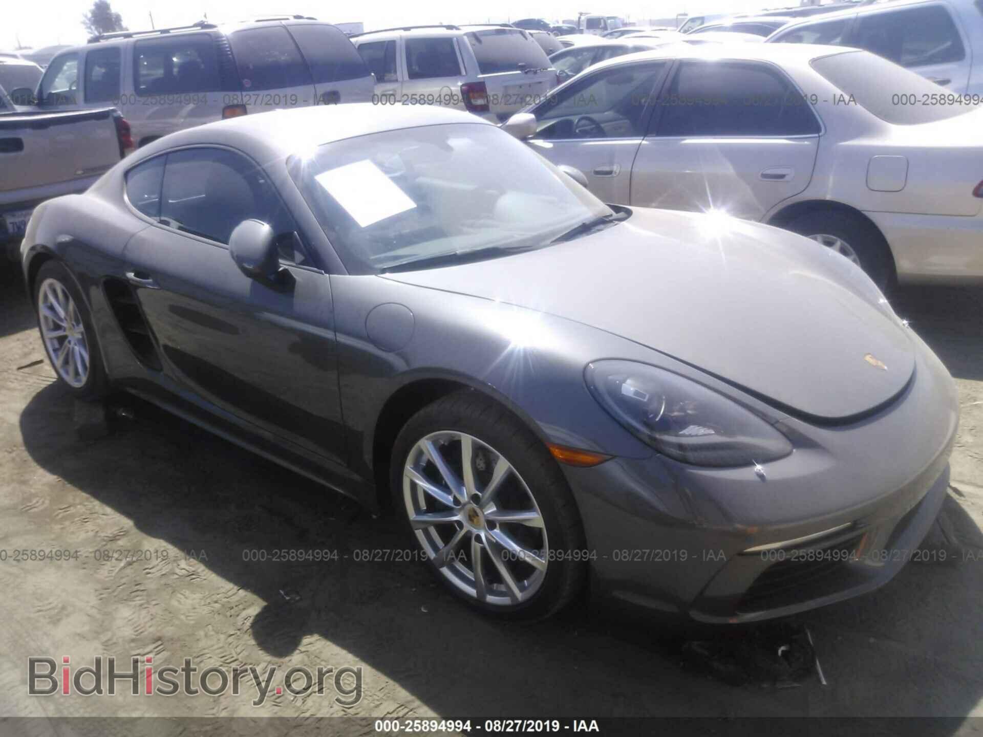 Фотография WP0AA2A88JK262601 - PORSCHE CAYMAN 2018