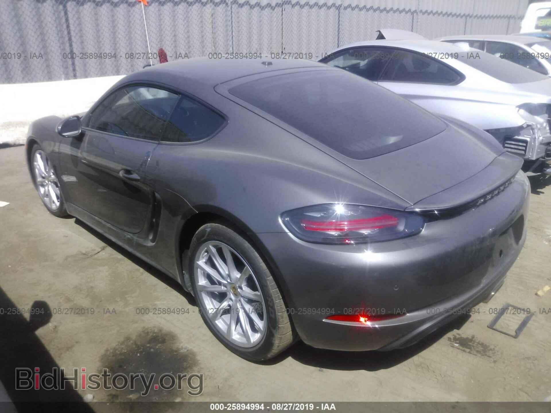 2018 PORSCHE CAYMAN - VIN: WP0AA2A88JK262601 - Фото 3