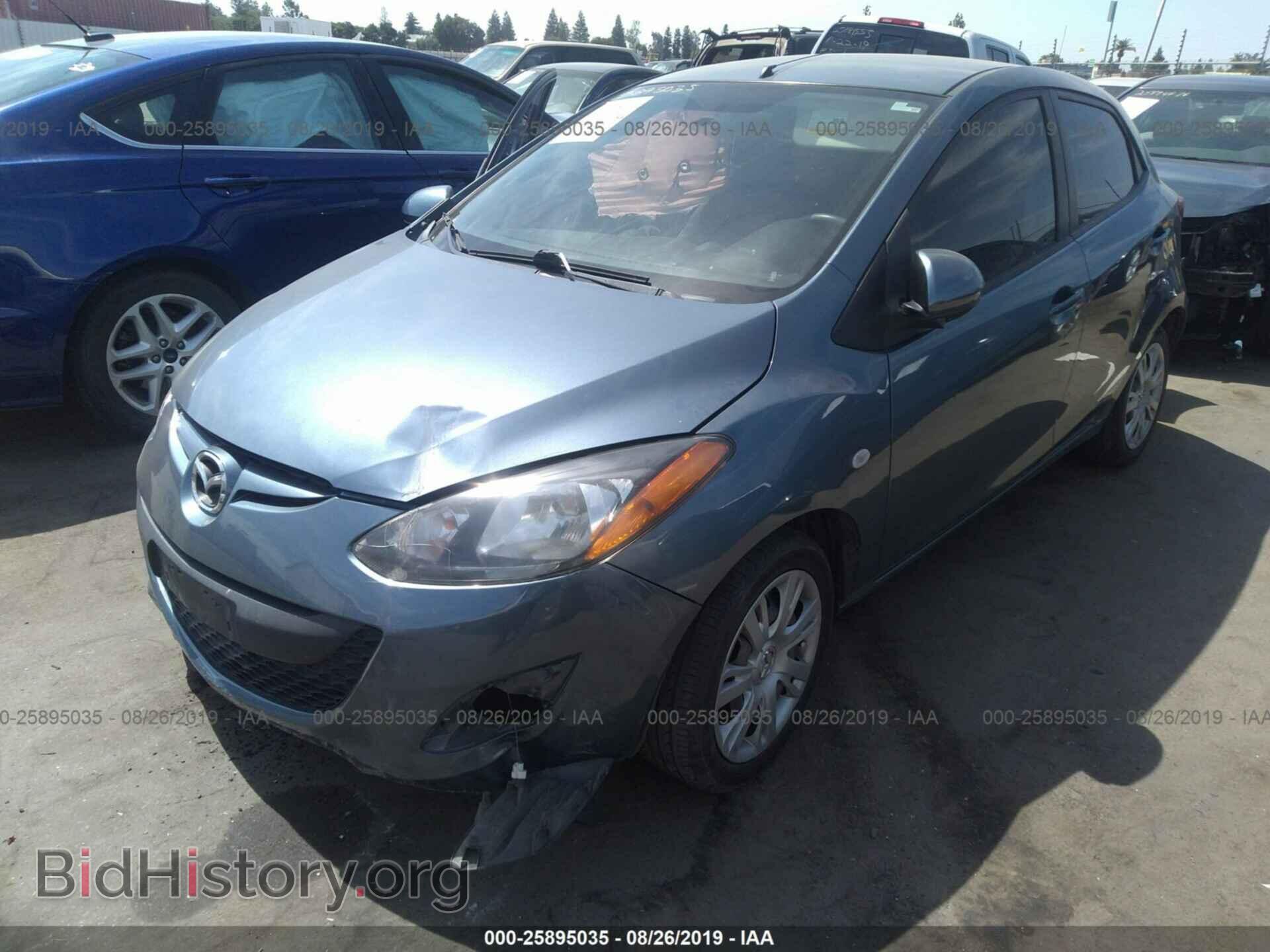2014 MAZDA MAZDA2 - VIN: JM1DE1KZ4E0173872 - Фото 2