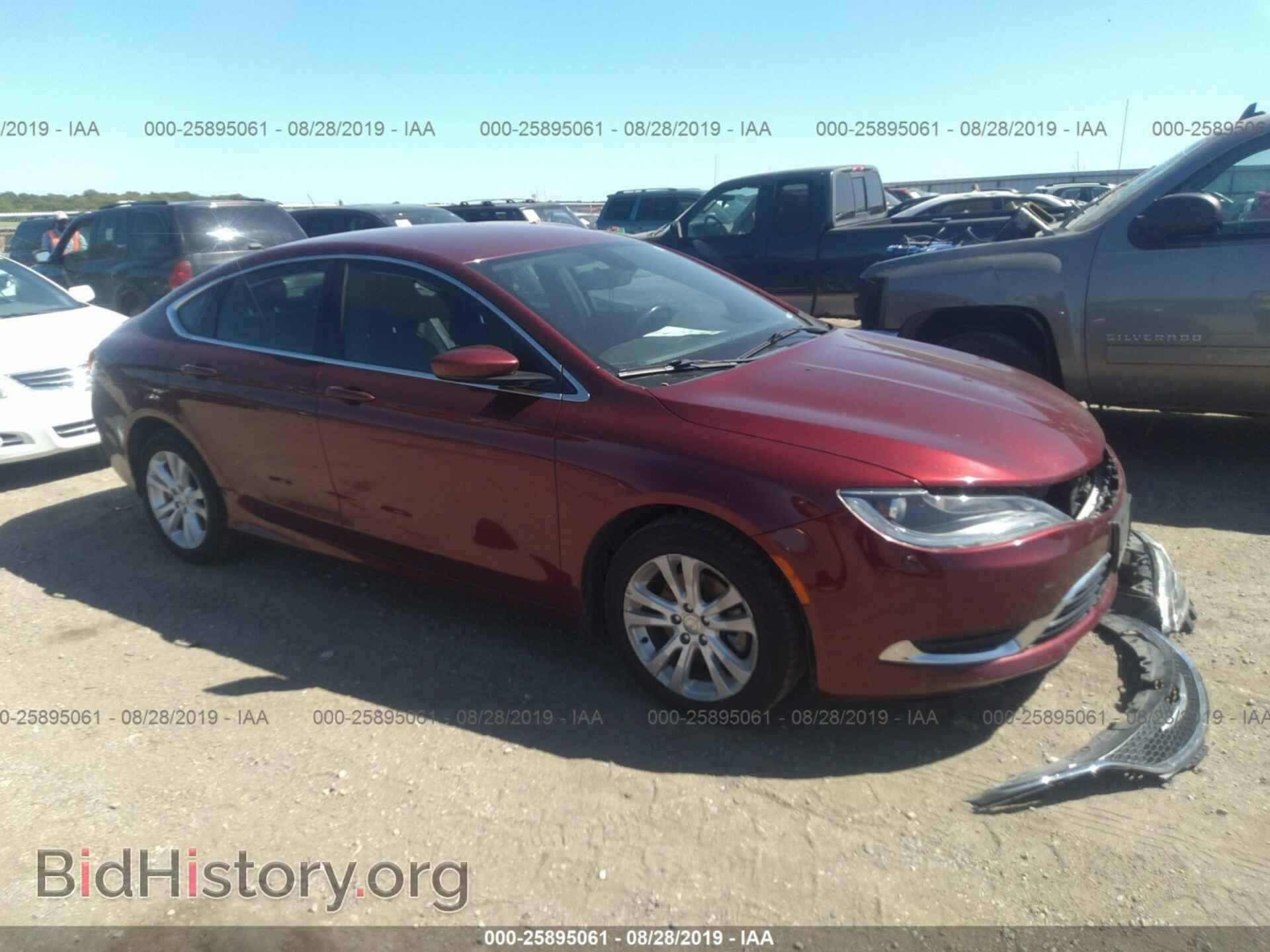 Фотография 1C3CCCAB0GN165165 - CHRYSLER 200 2016