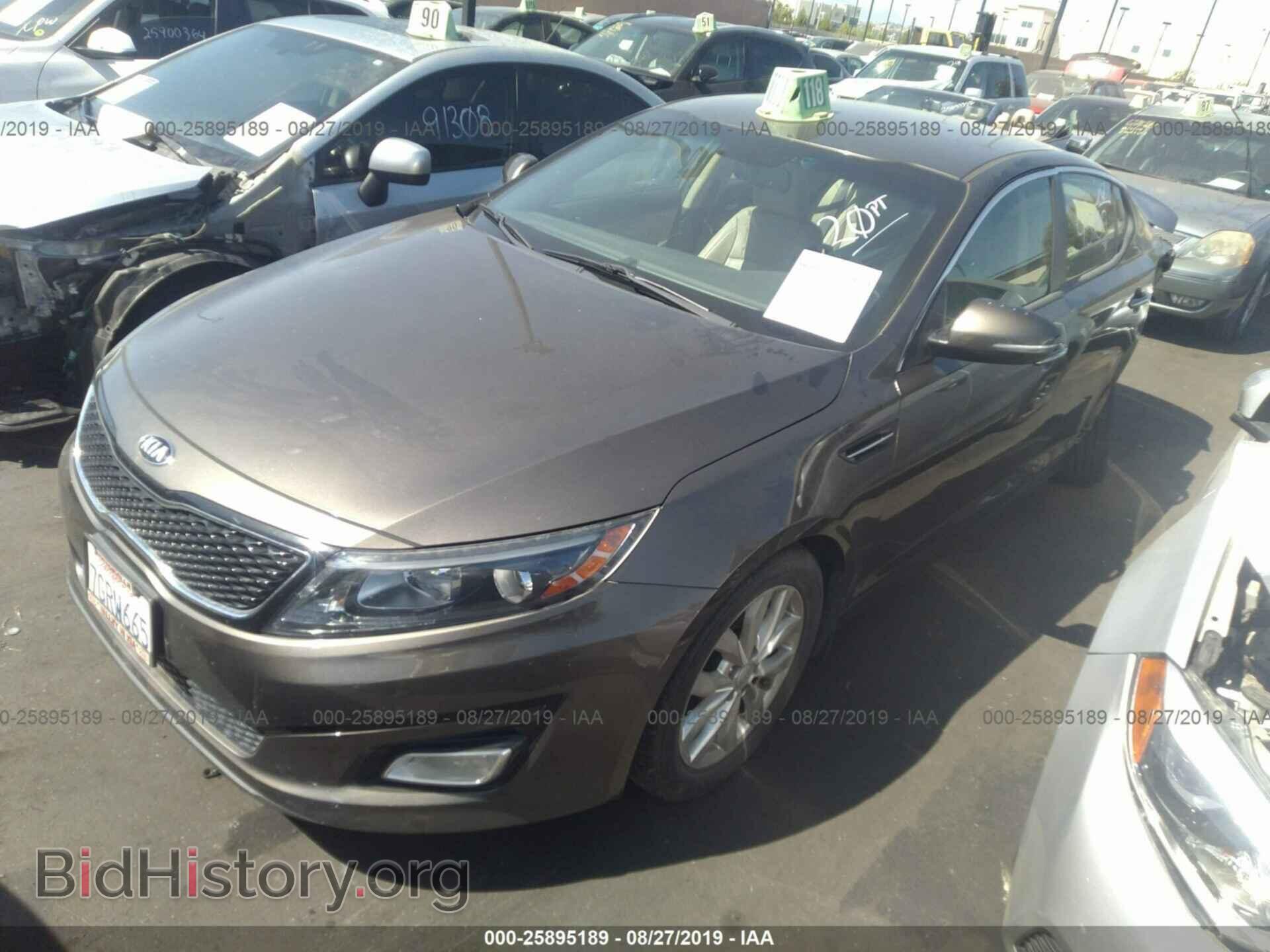 2015 KIA OPTIMA - VIN: 5XXGN4A73FG404209 - Фото 2