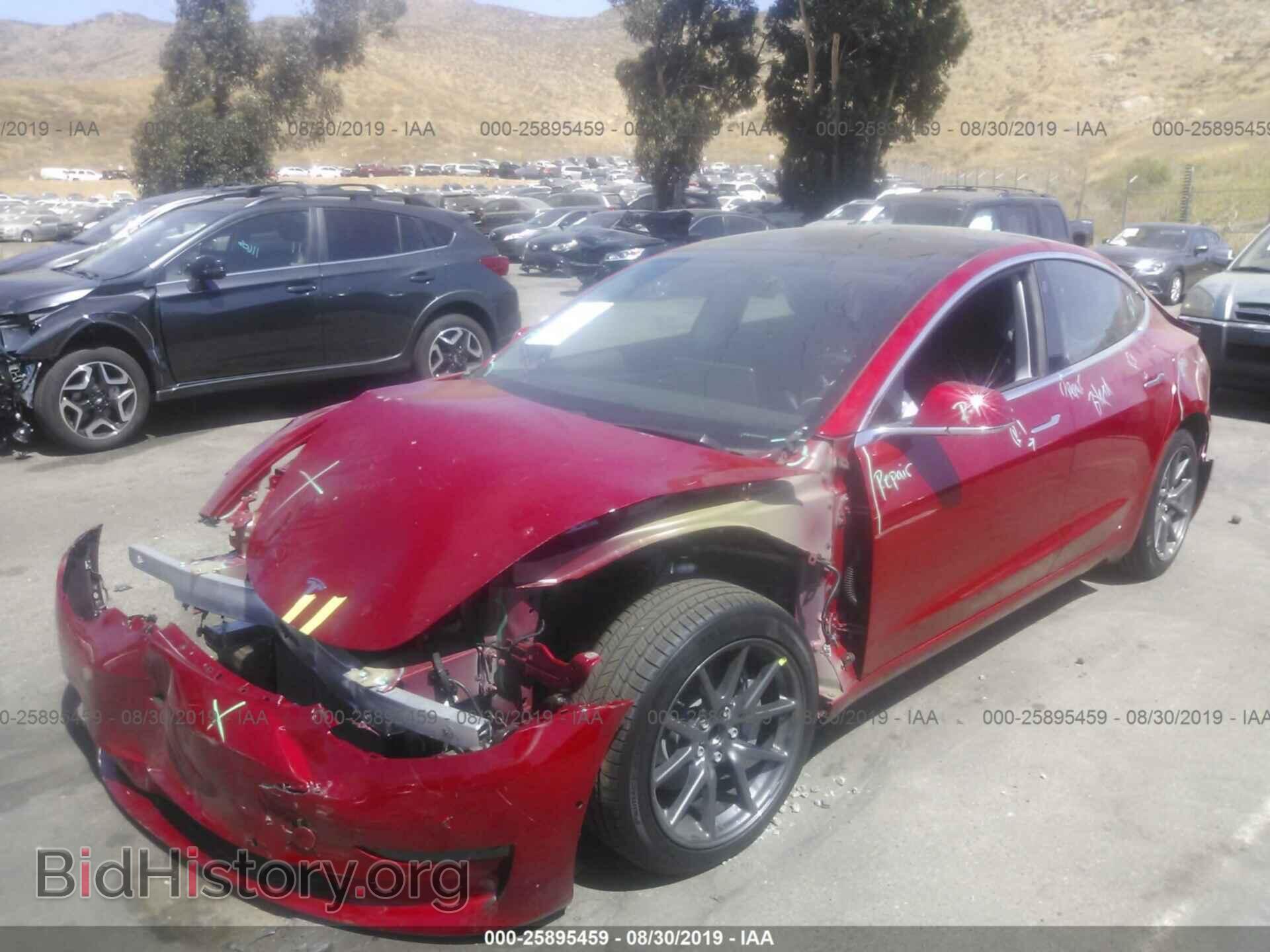 2019 TESLA MODEL 3 - VIN: 5YJ3E1EA1KF396515 - Фото 2