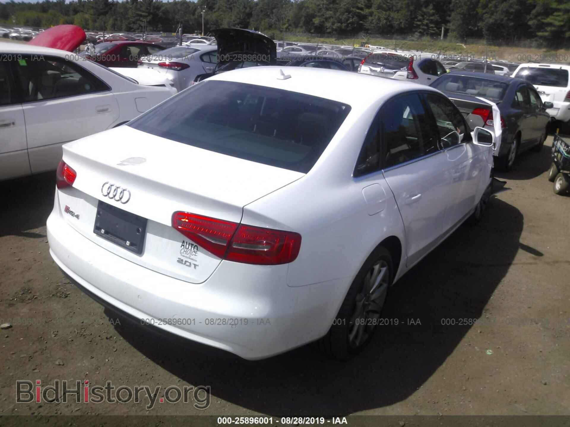 2013 AUDI A4 - VIN: WAUEFAFL5DN016891 - Photo 4