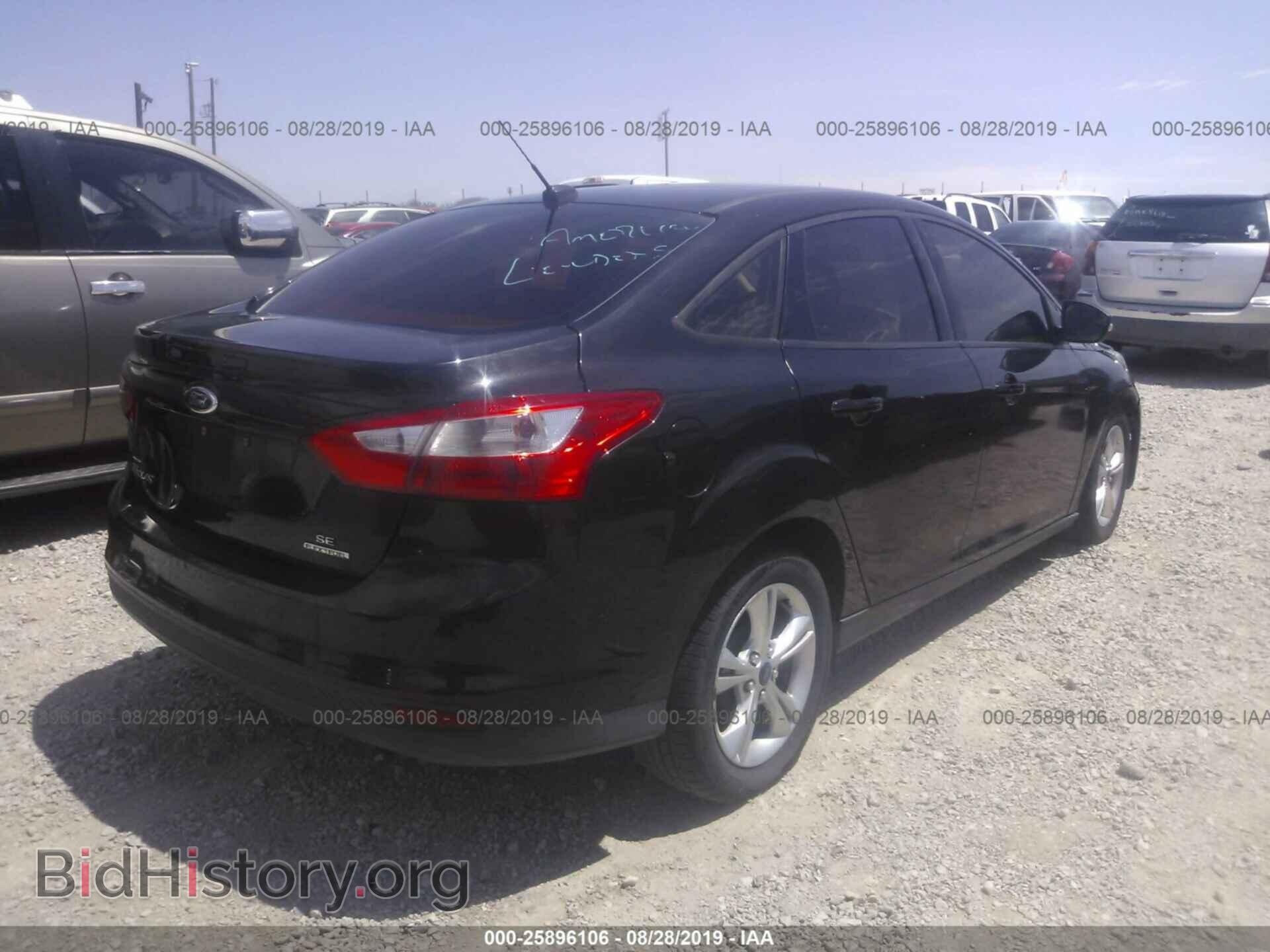 2013 FORD FOCUS - VIN: 1FADP3F25DL362097 - Фото 4