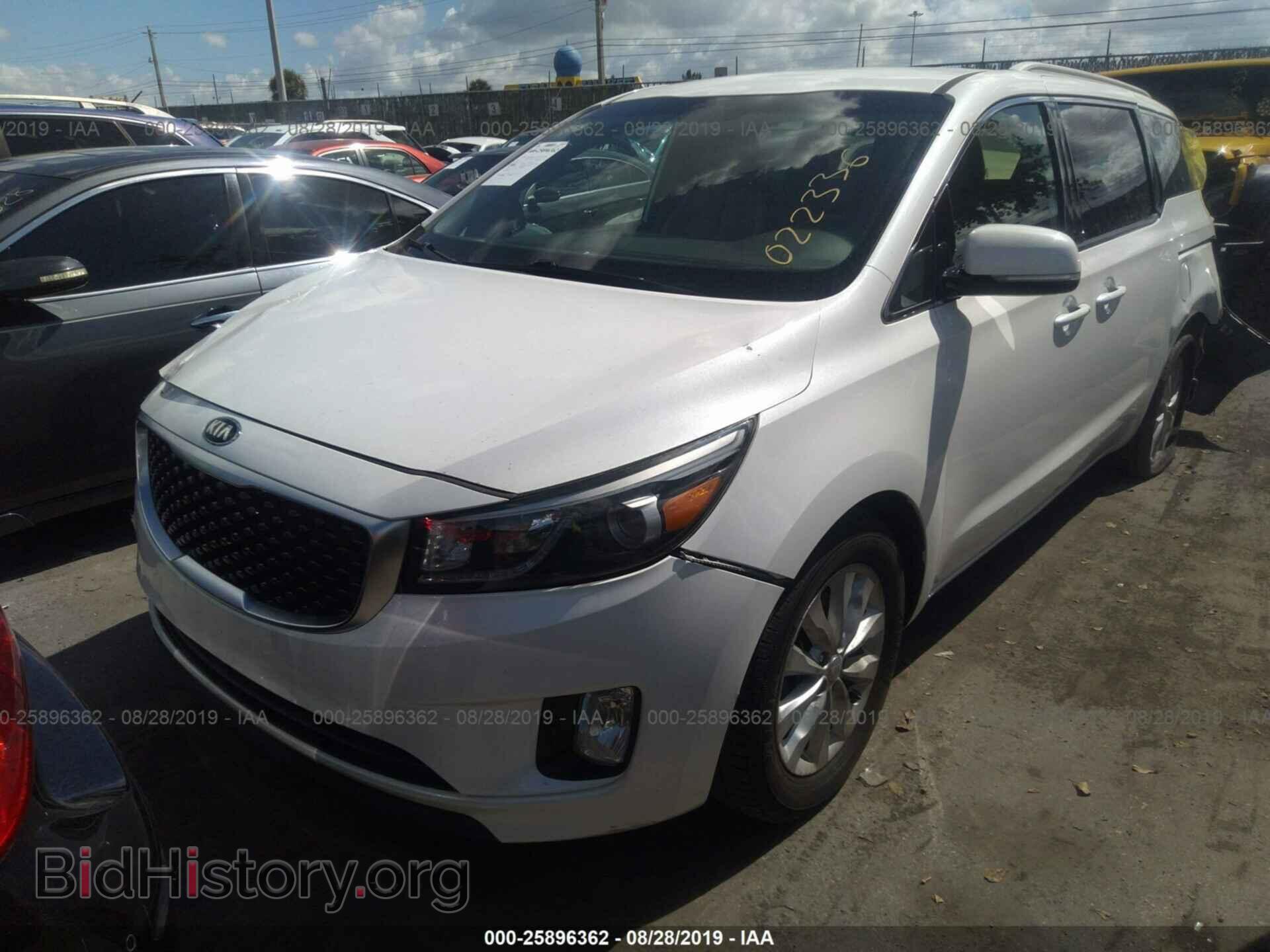 2015 KIA SEDONA - VIN: KNDMC5C19F6022336 - Фото 2