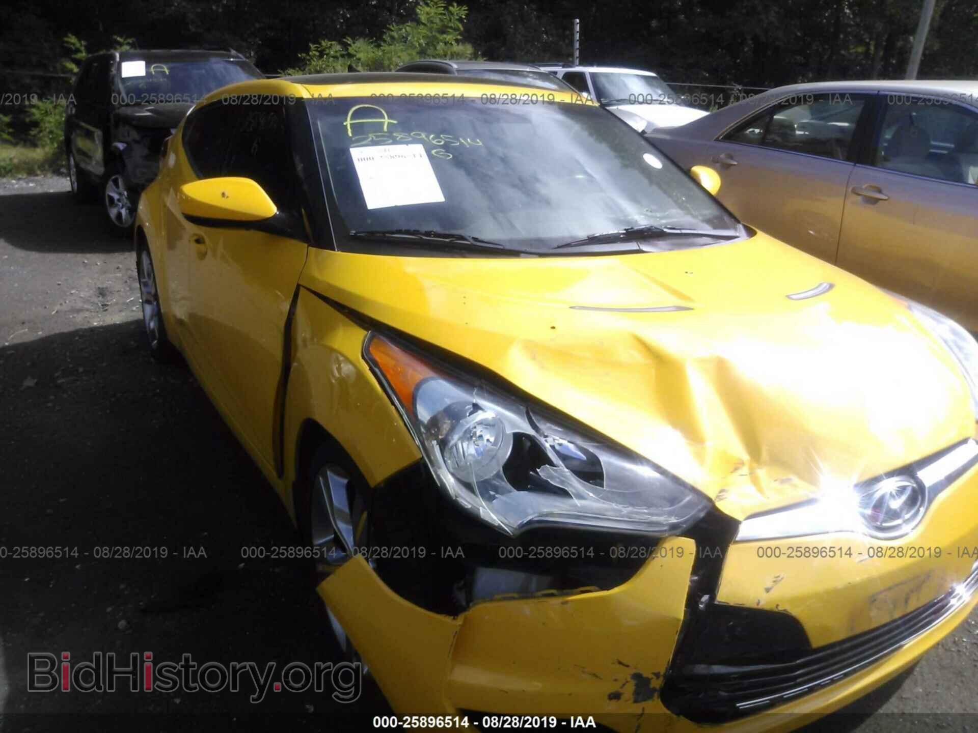 Photo KMHTC6AD5CU033206 - HYUNDAI VELOSTER 2012