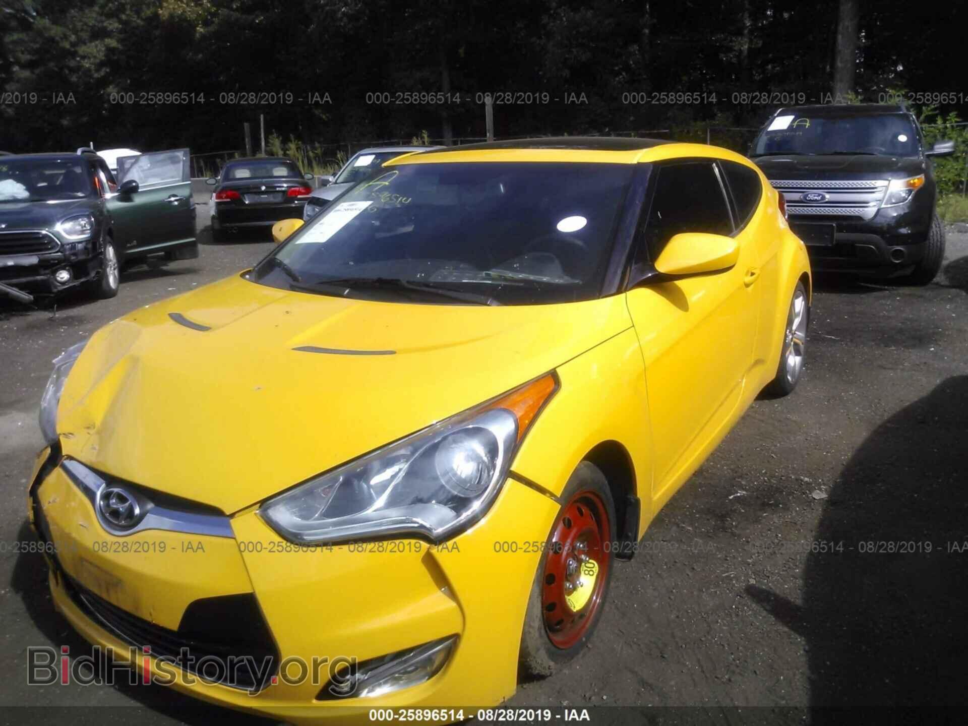 2012 HYUNDAI VELOSTER - VIN: KMHTC6AD5CU033206 - Фото 2