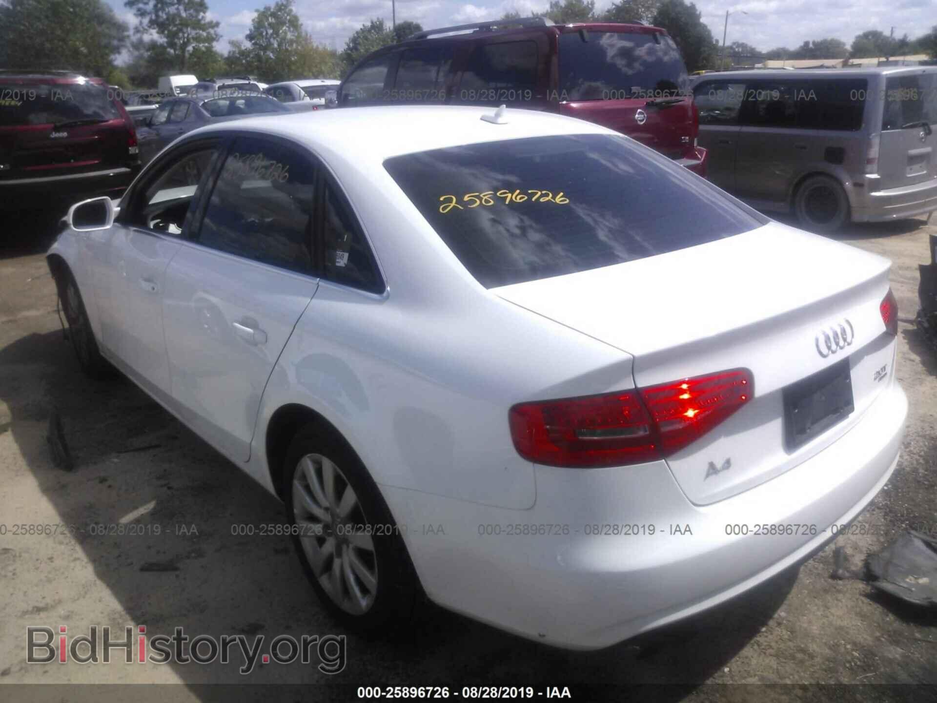 2013 AUDI A4 - VIN: WAUBFAFL8DN004625 - Photo 3