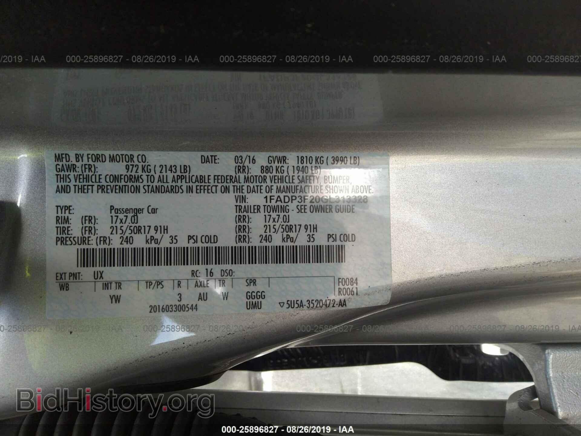 2016 FORD FOCUS - VIN: 1FADP3F20GL313328 - Photo 9