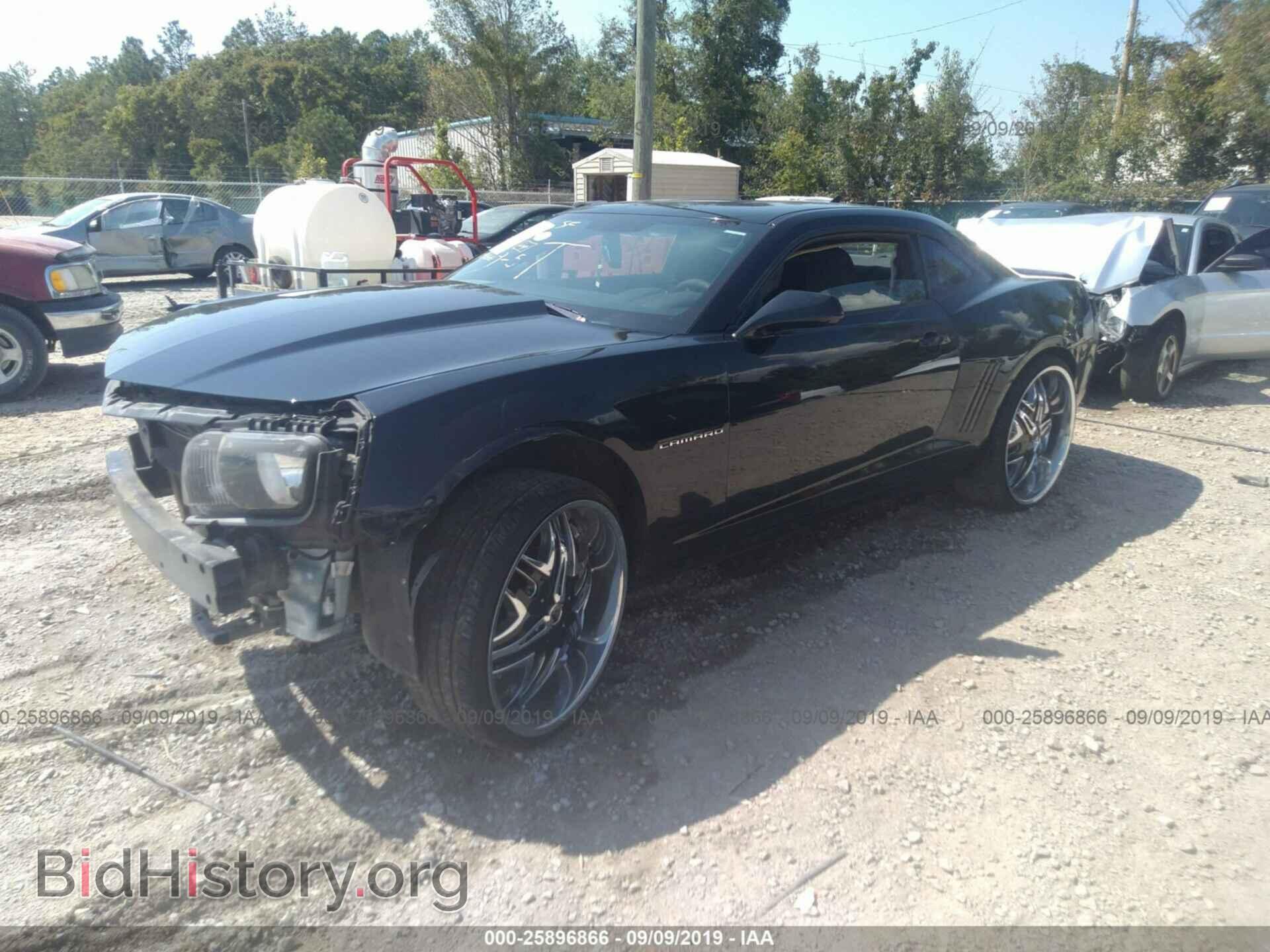 2012 CHEVROLET CAMARO - VIN: 2G1FA1E33C9162563 - Фото 2