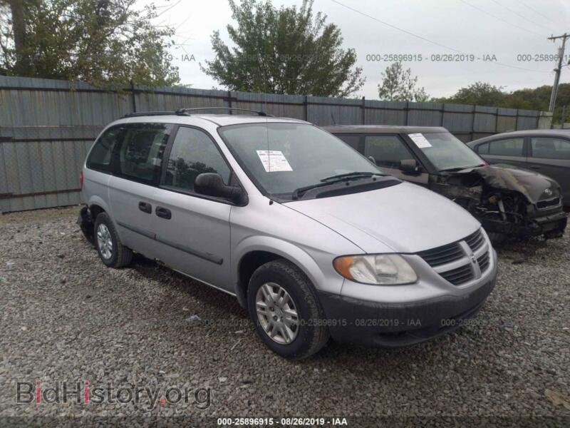 2007 Dodge CARAVAN SE (VIN 1D4GP25BX7B120132) — фото 1 из 10, IAAI, повреждение: задняя часть