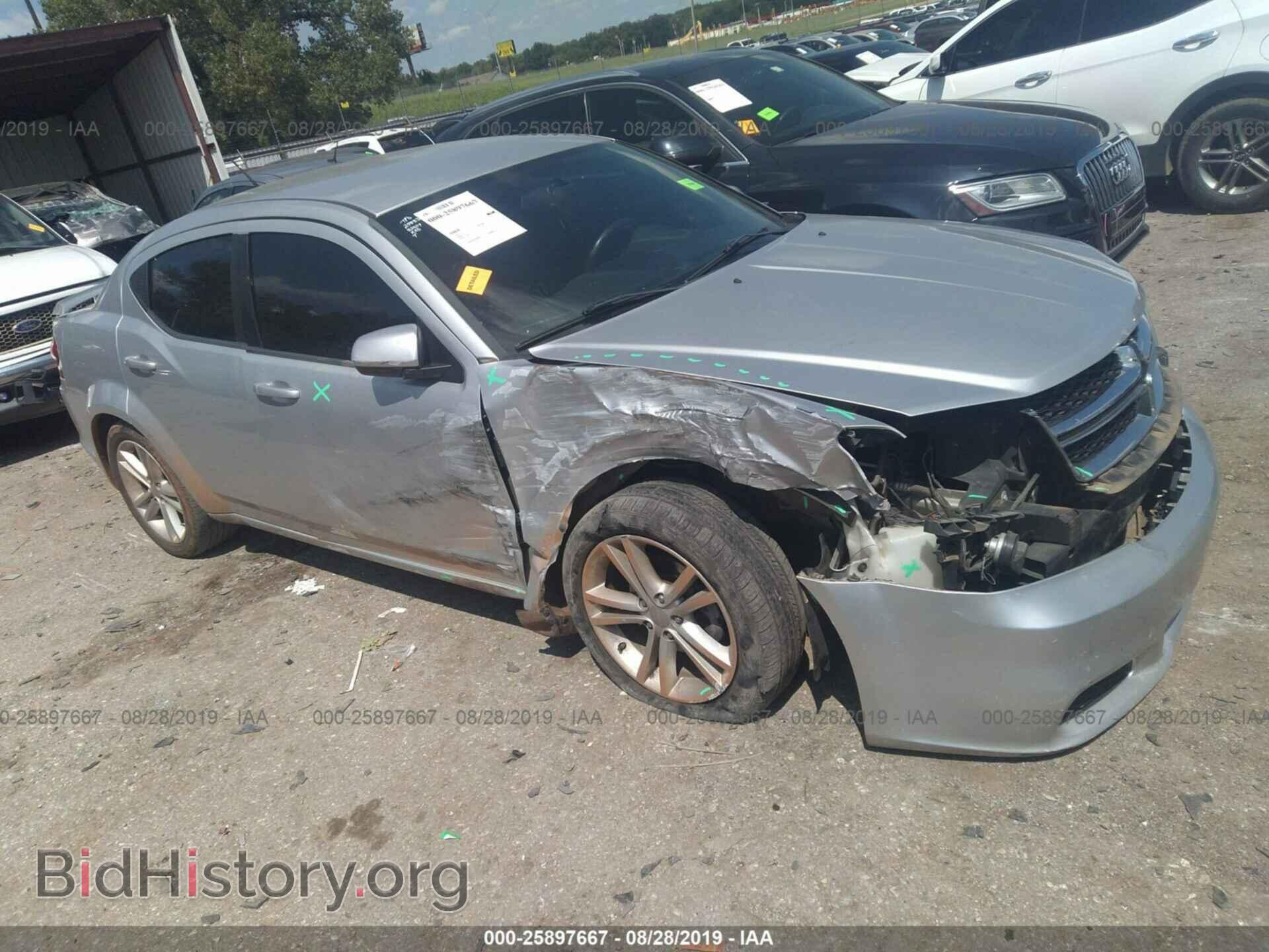 Фотография 1C3CDZCB4CN280200 - DODGE AVENGER 2012