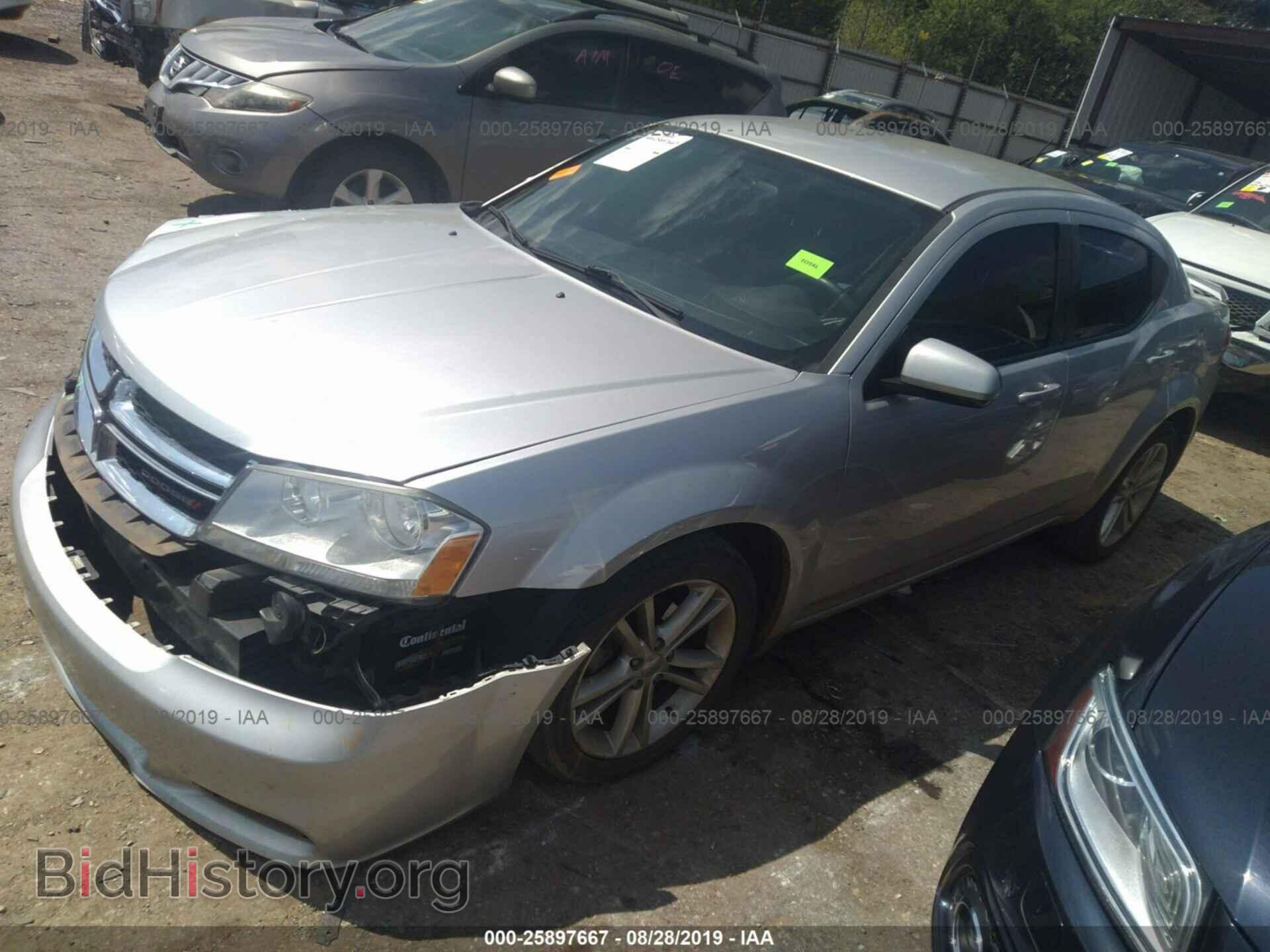 2012 DODGE AVENGER - VIN: 1C3CDZCB4CN280200 - Фото 2