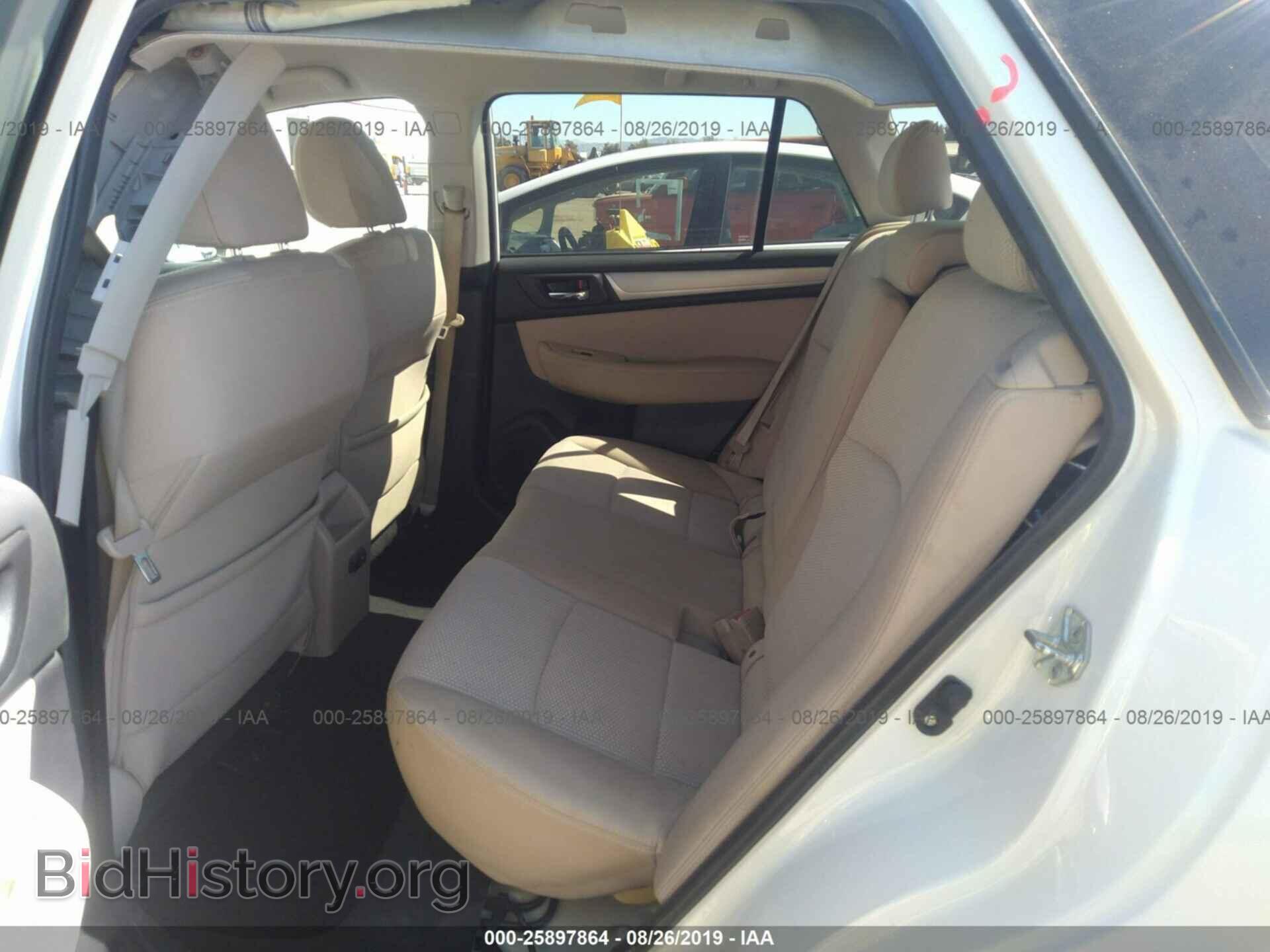 2016 SUBARU OUTBACK - VIN: 4S4BSAFC9G3217156 - Фото 8