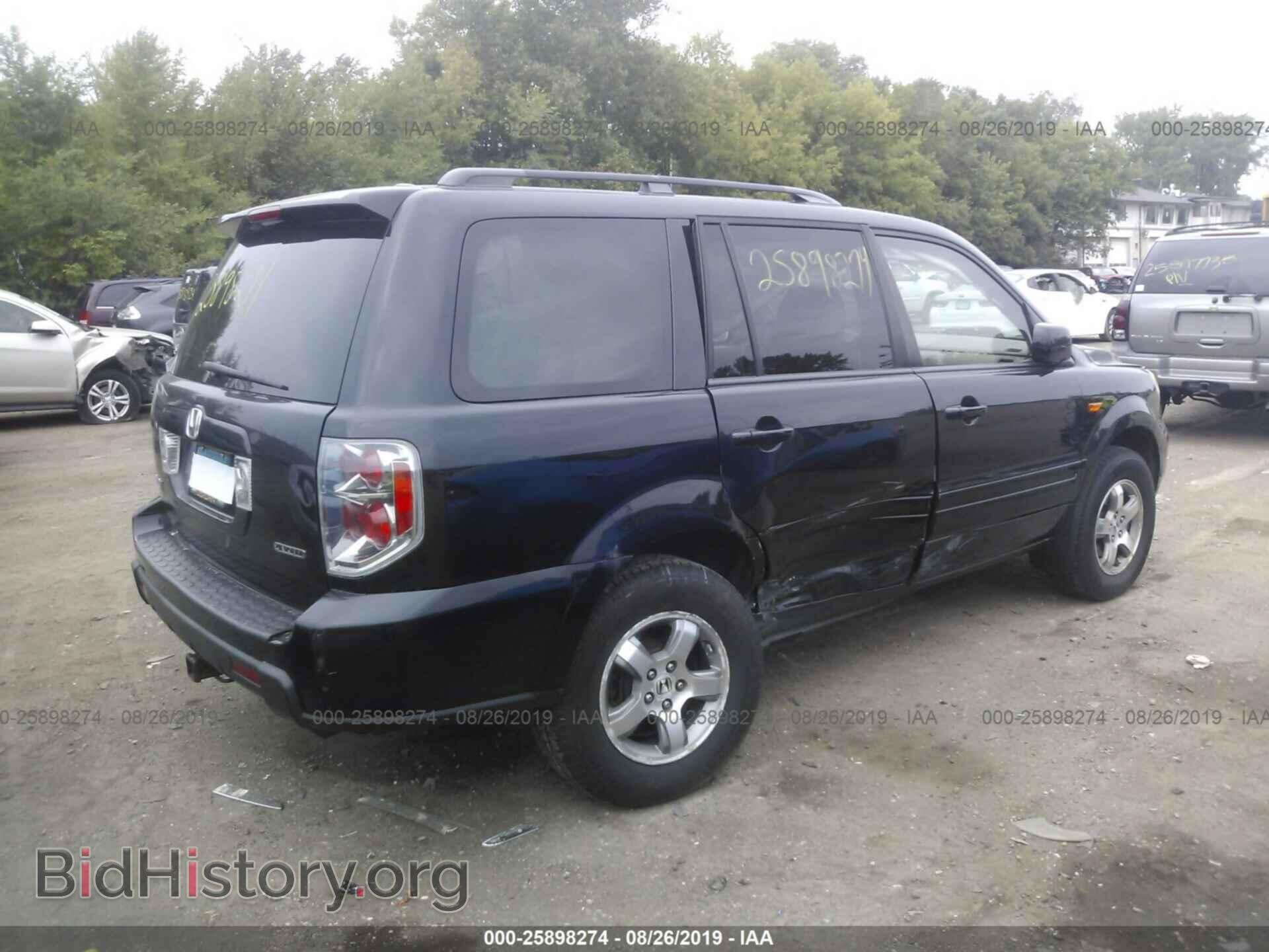 2006 HONDA PILOT - VIN: 2HKYF18596H559193 - Фото 4