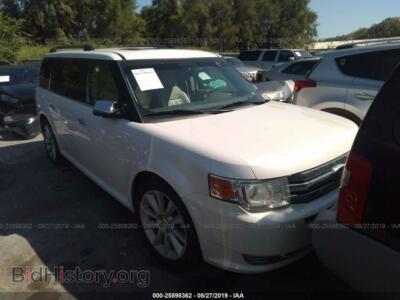 2012 Ford FLEX Limited, белый — VIN 2FMHK6DT2CBD11433, IAAI