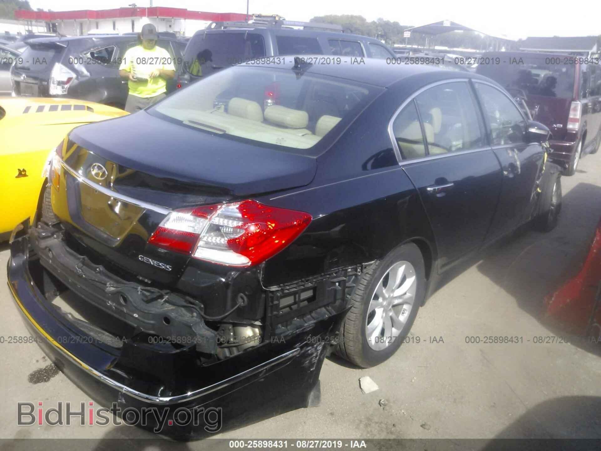 2013 HYUNDAI GENESIS - VIN: KMHGC4DD4DU240334 - Фото 4