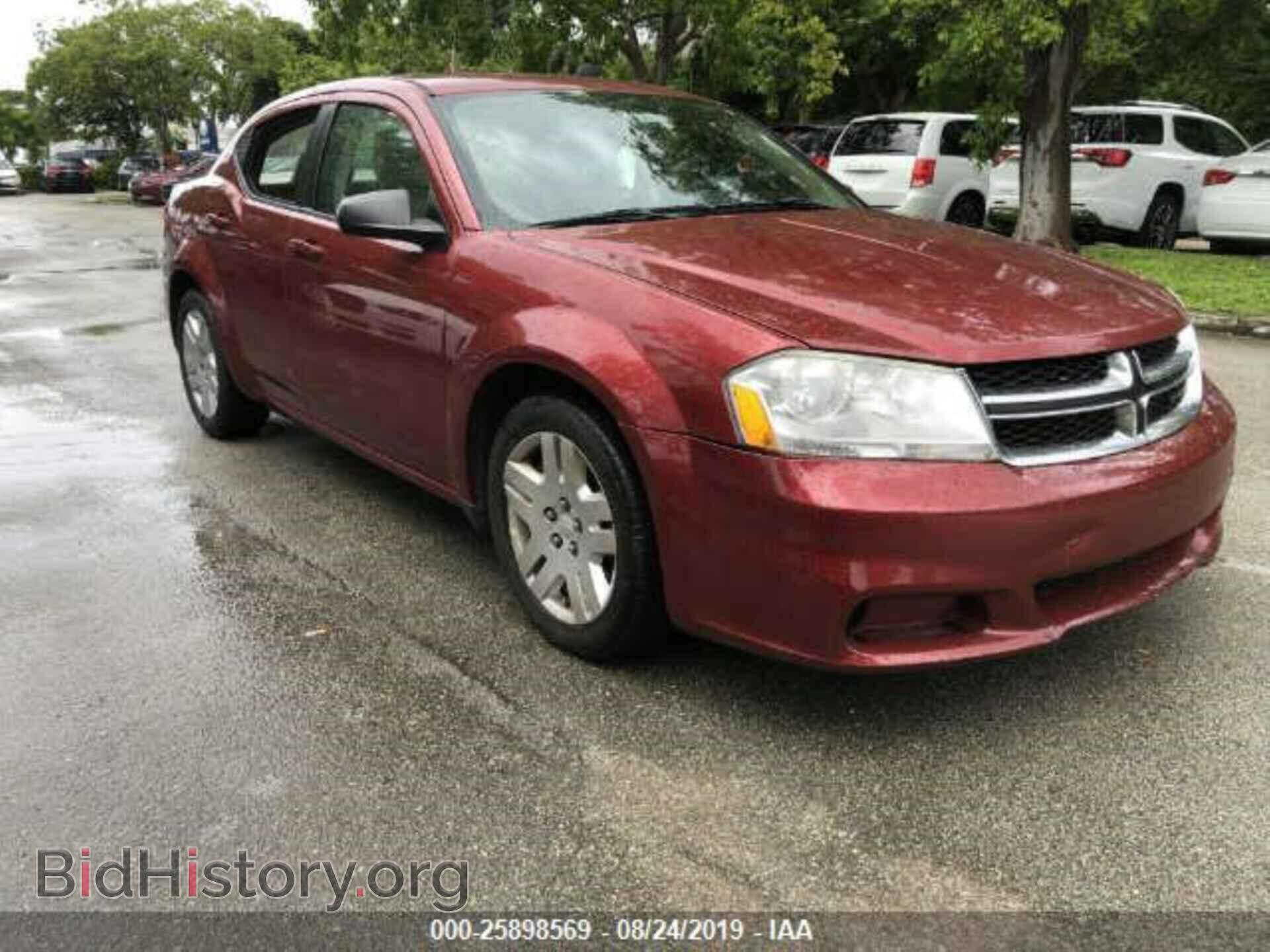 Photo 1C3CDZAB5EN190513 - DODGE AVENGER 2014