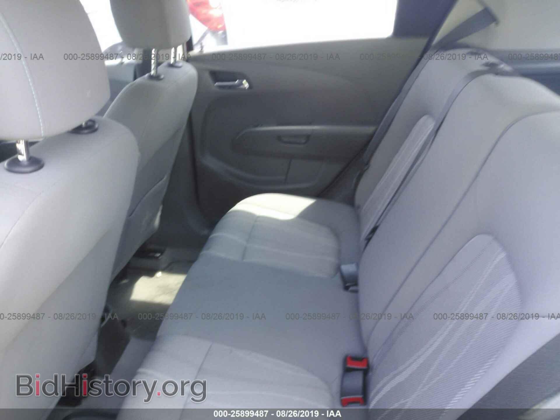 2012 CHEVROLET SONIC - VIN: 1G1JD6SB2C4163622 - Фото 8