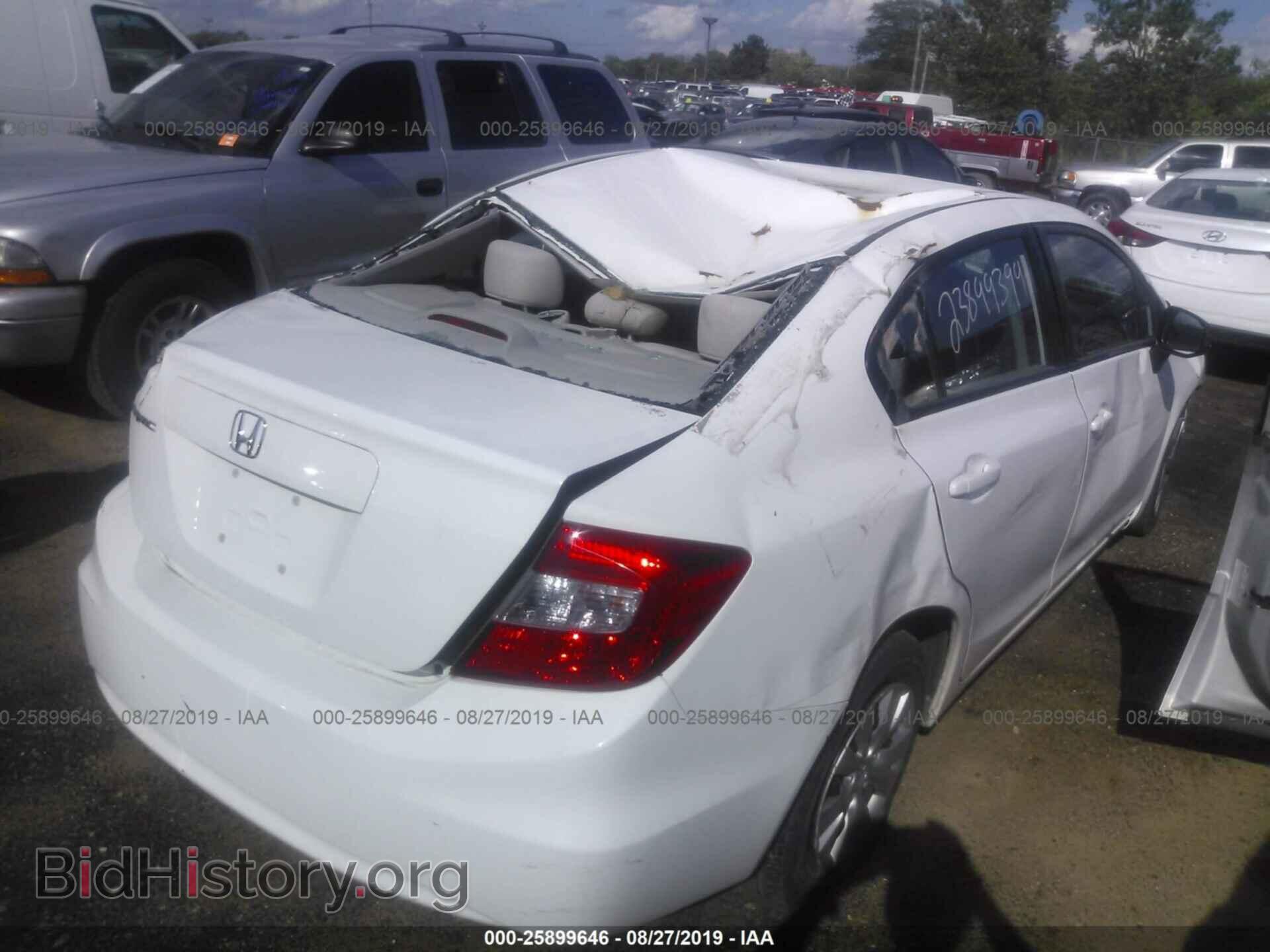 2012 HONDA CIVIC - VIN: 19XFB2F59CE107384 - Фото 4