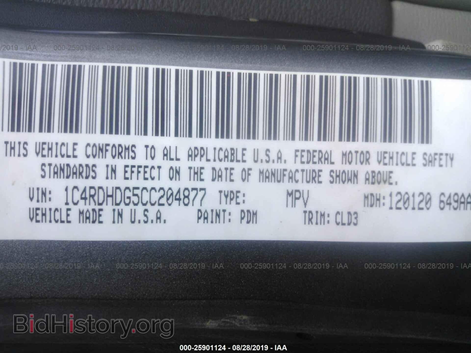 2012 DODGE DURANGO - VIN: 1C4RDHDG5CC204877 - Фото 9