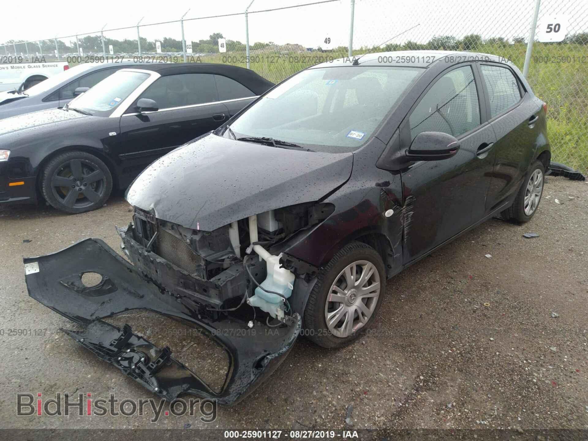 2014 MAZDA MAZDA2 - VIN: JM1DE1KYXE0187198 - Фото 2