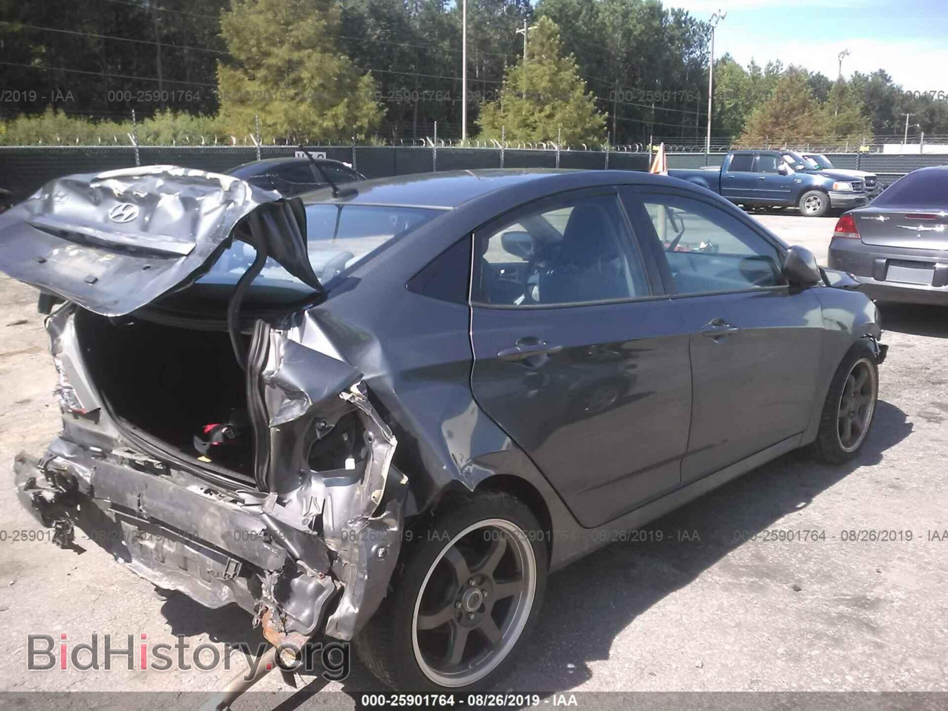2013 HYUNDAI ACCENT - VIN: KMHCT4AE0DU281152 - Фото 4