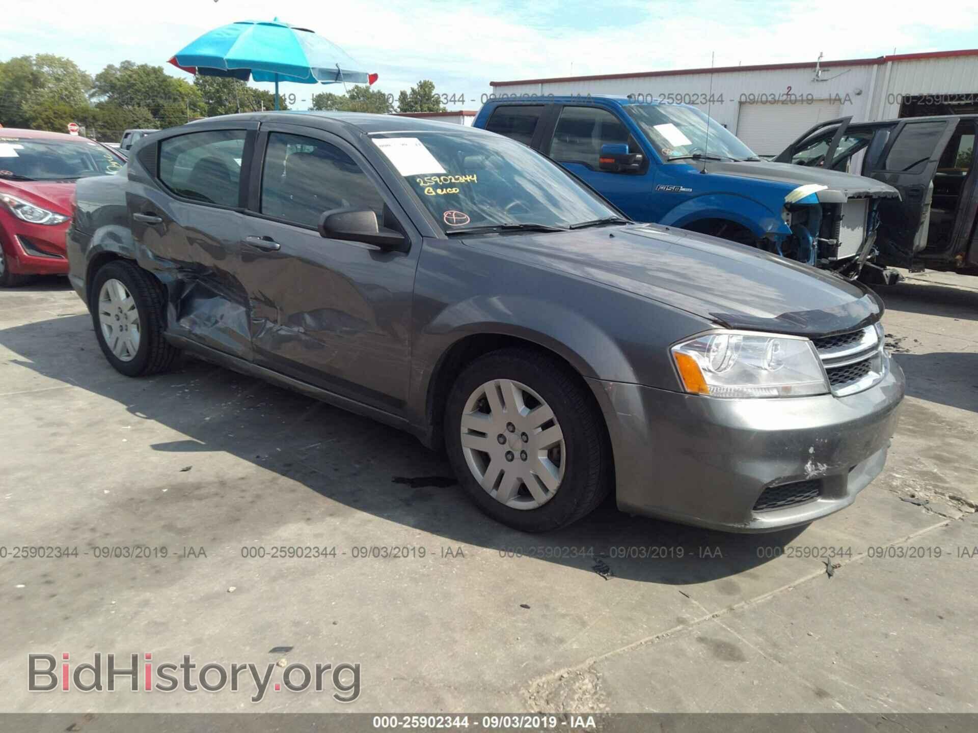 Фотография 1C3CDZAB0CN294520 - DODGE AVENGER 2012
