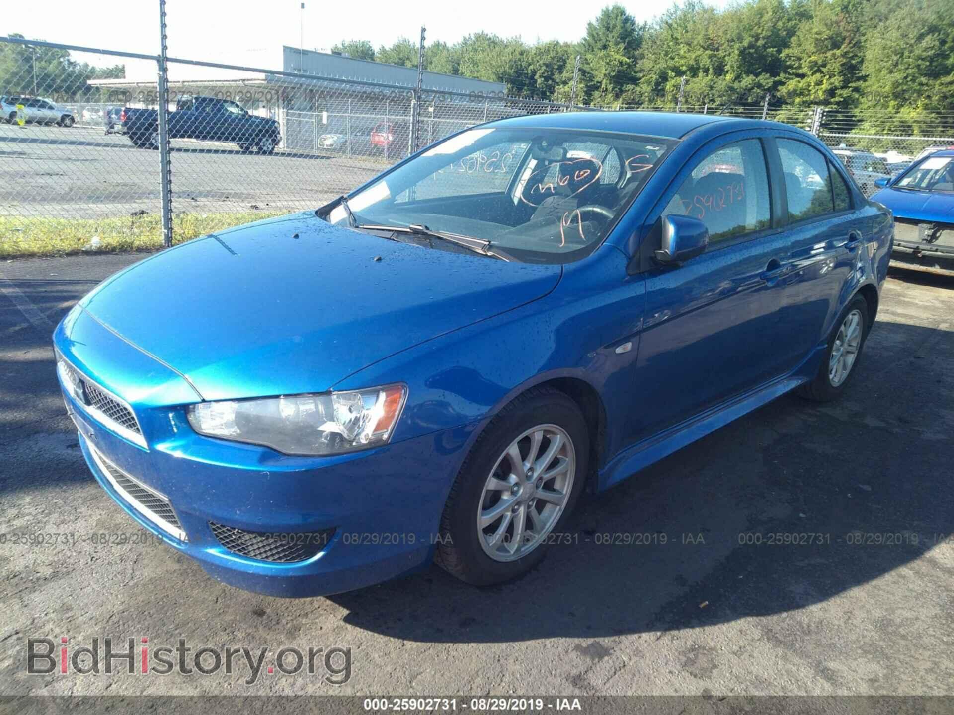 2012 MITSUBISHI LANCER - VIN: JA32V2FW2CU007321 - Photo 2