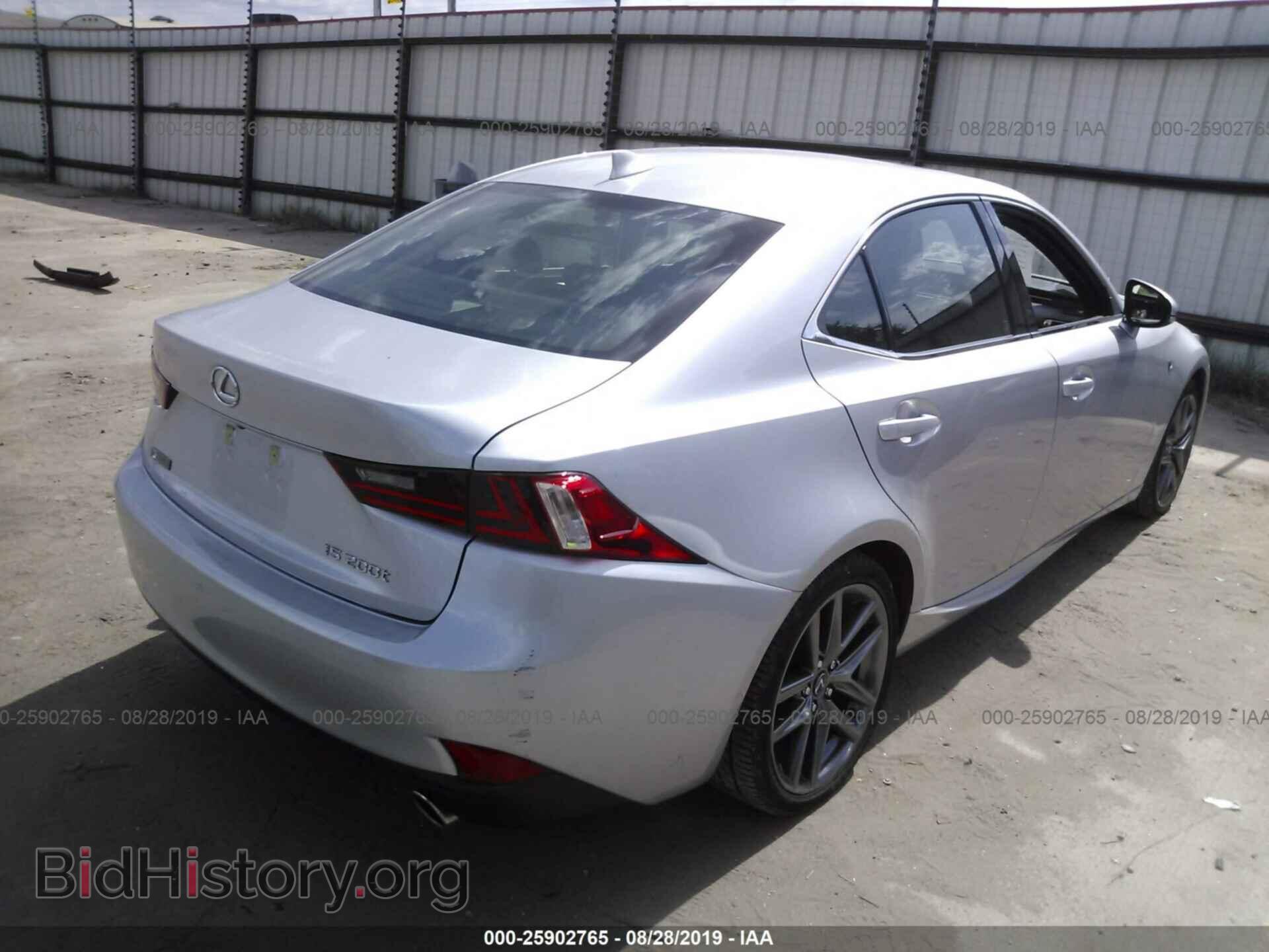 2016 LEXUS IS - VIN: JTHBA1D29G5020914 - Фото 4