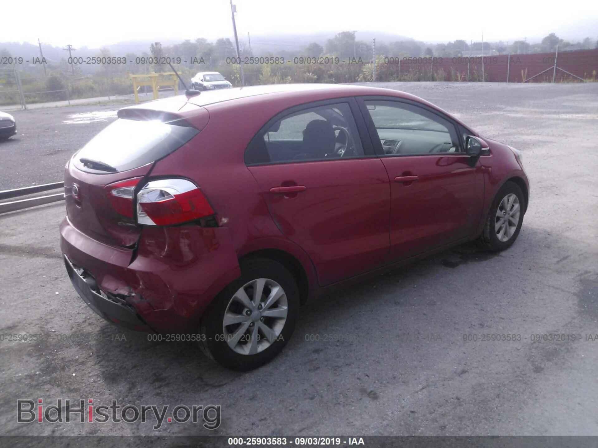 2013 KIA RIO - VIN: KNADN5A35D6124936 - Photo 4