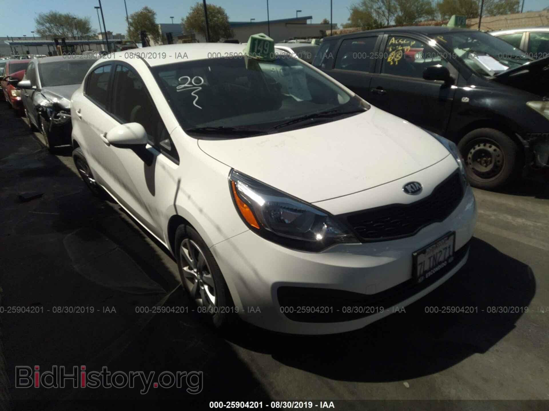 Фотография KNADM4A30F6504749 - KIA RIO 2015