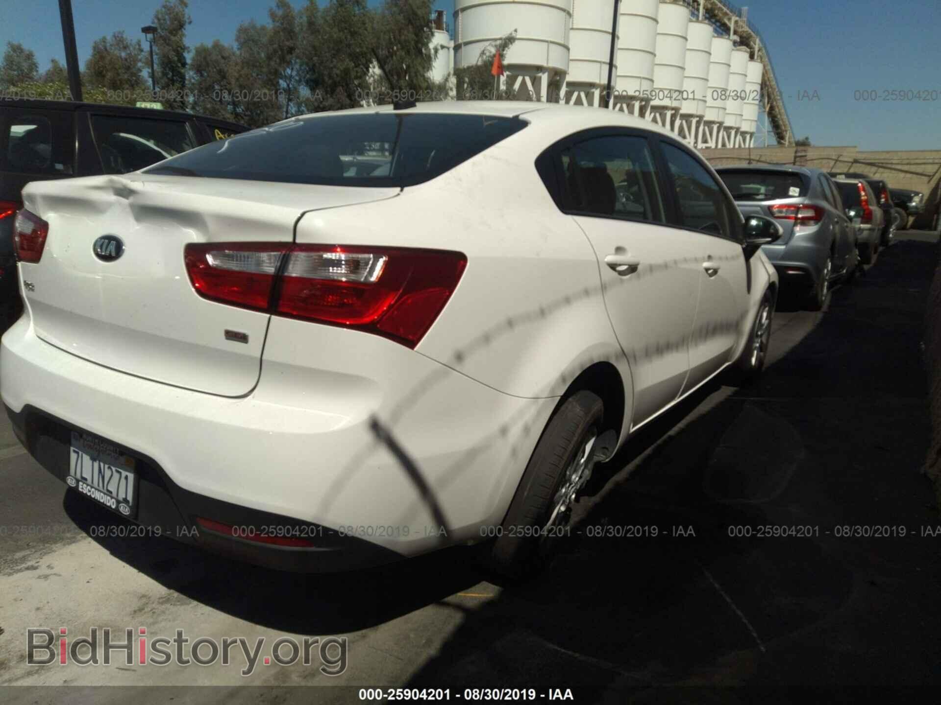 2015 KIA RIO - VIN: KNADM4A30F6504749 - Фото 4