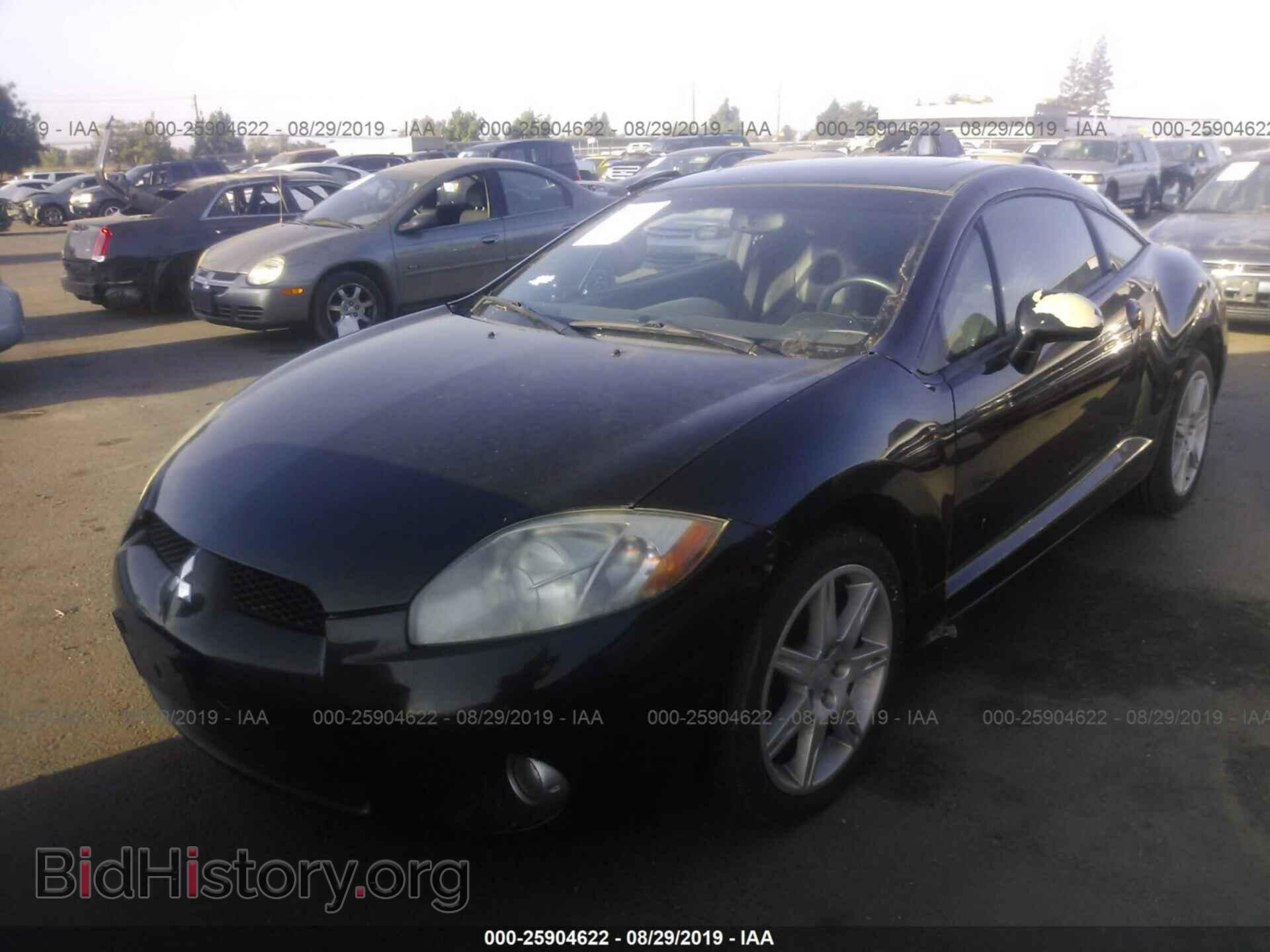 2007 MITSUBISHI ECLIPSE - VIN: 4A3AK34T47E057283 - Фото 2