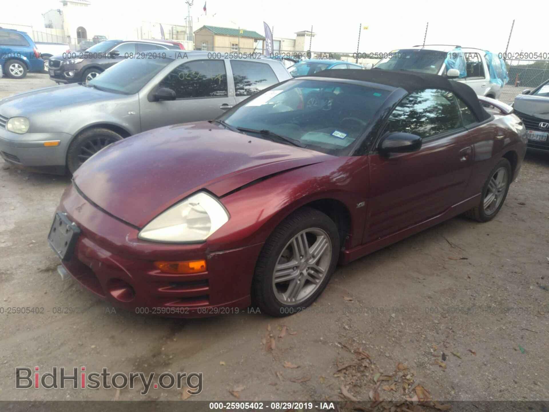 2005 MITSUBISHI ECLIPSE - VIN: 4A3AE55H65E007737 - Фото 2